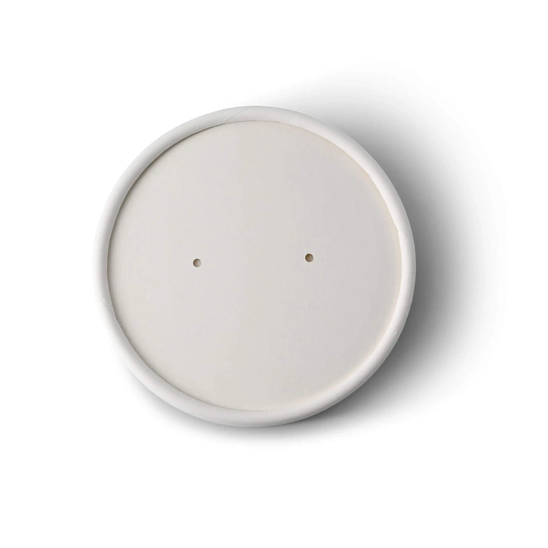 Cardboard membrane lids (eco-friendly coating) Ø 90 mm, white