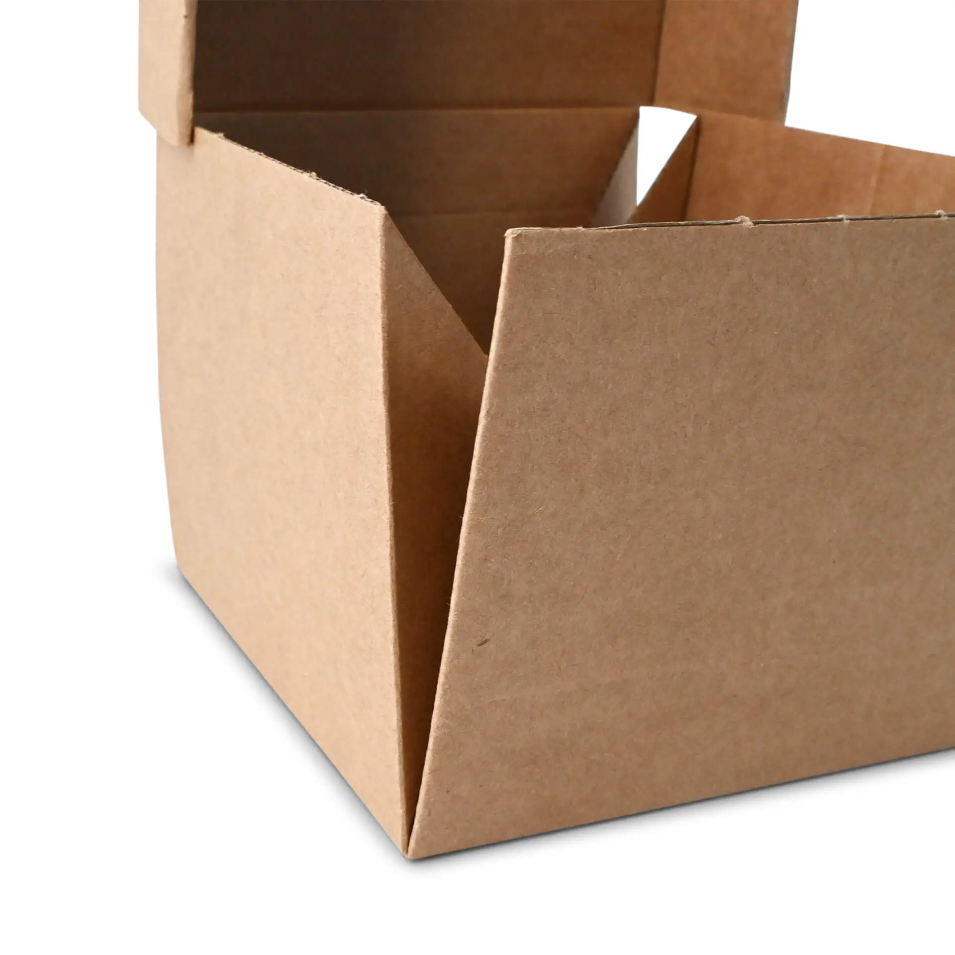 Burger box 13 x 13 x 10 cm, kraft board, foldable