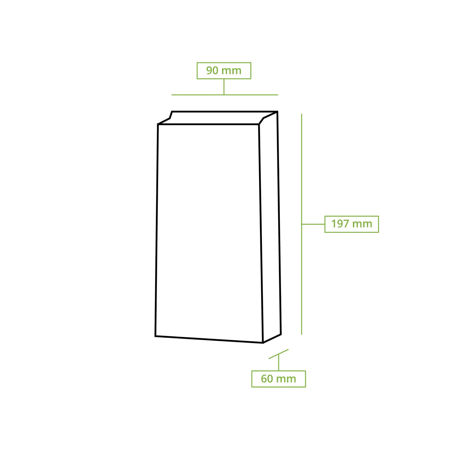 Block bottom-bags with PLA-window S, 9 x 6 x 19,5 cm, brown, kraft paper Block bottom-bags with PLA-window S, 9 x 6 x 19,5 cm, brown, kraft paper