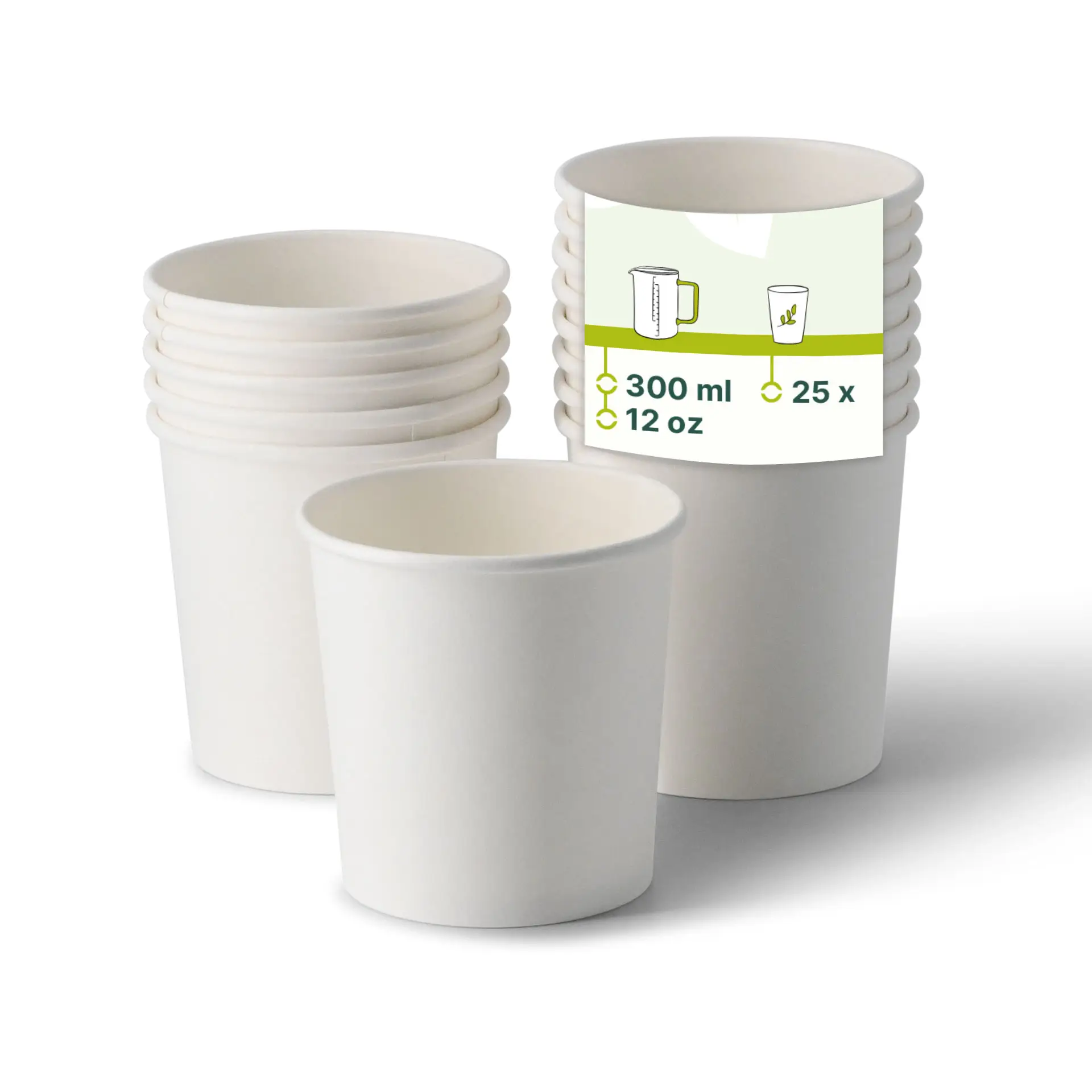 Soup cup to go made of cardboard (Premium) 12 oz, Ø 90 mm, white Soup cup to go made of cardboard (Premium) 12 oz, Ø 90 mm, white