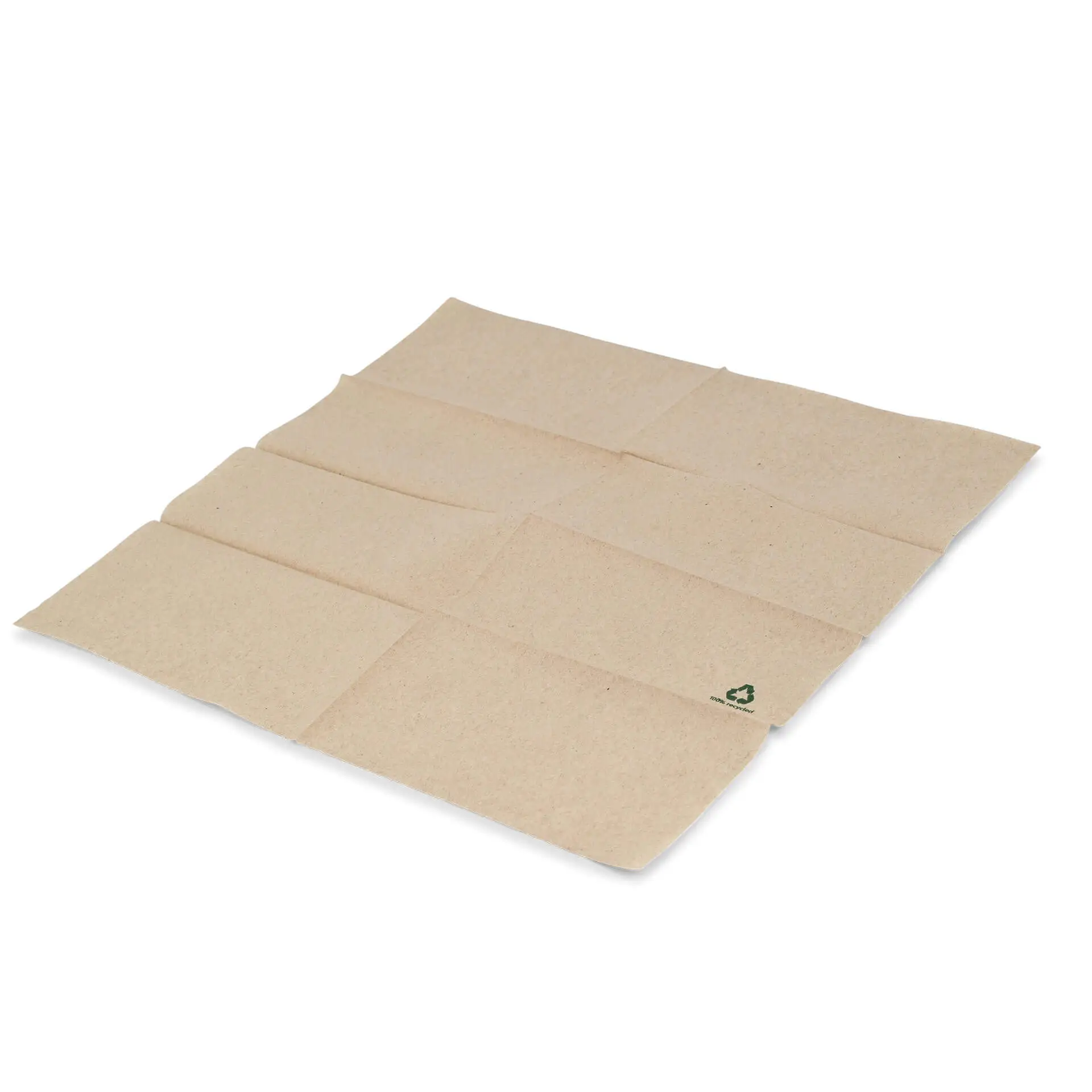 Paper napkins / serviettes 32 x 32 cm, 1-ply, 1/8 fold, unbleached dse02805-servietten-aus-recyceltem-papier-32-x-32-cm-1-lagig-18-falz-ungebleicht-2