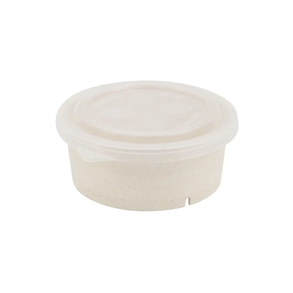 | 2 FOR 1 | Second-hand-set Reusable Bowls merways Bowl 650 ml, Cashew / creame white