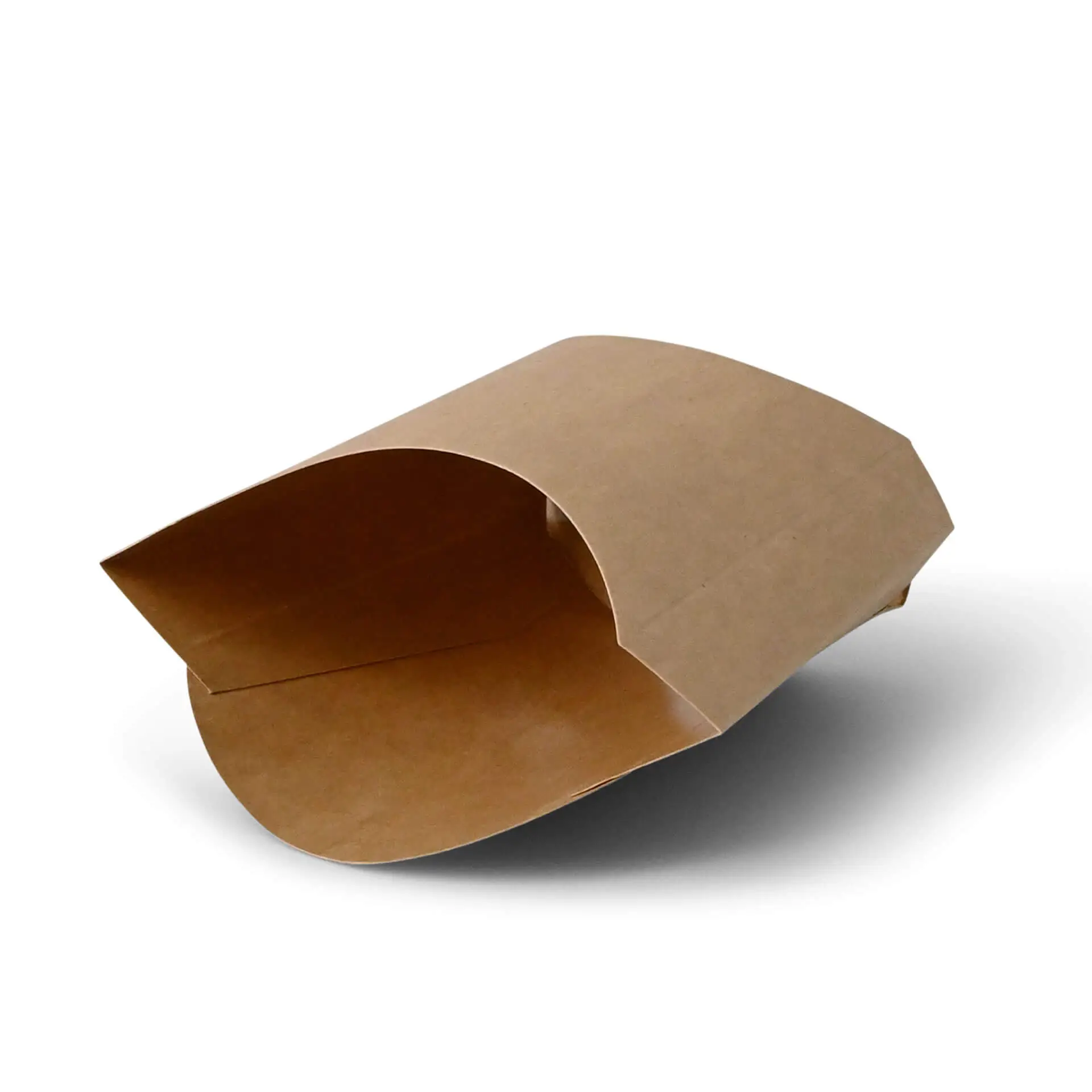 Cardboard chips scoops 8.5 x 5 x  9.5 cm, kraft