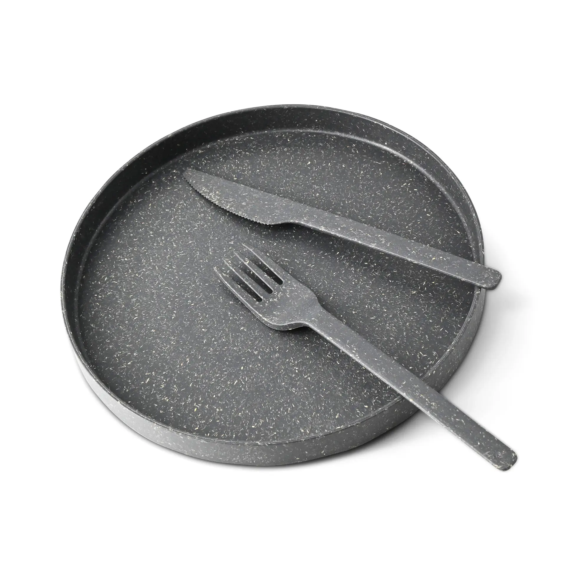 Reusable Forks “merways Cutlery” 18 cm, pepper / grey