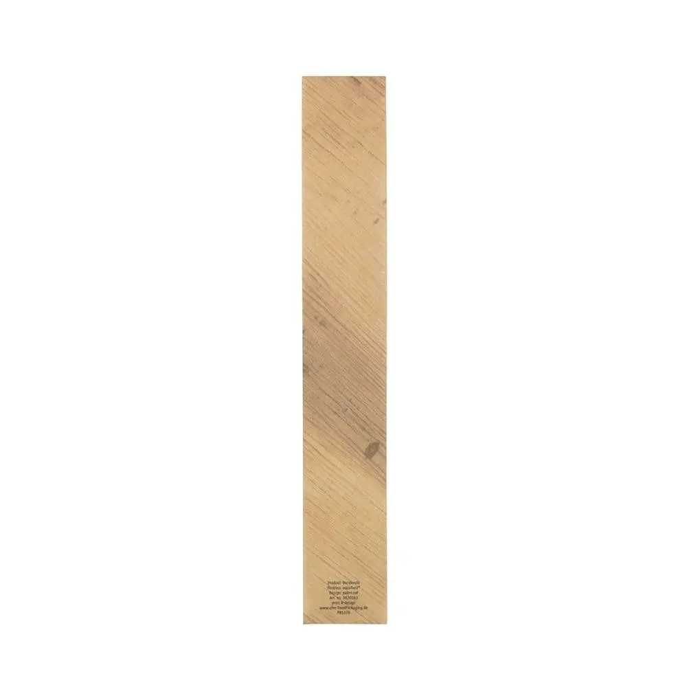 Snack packaging paper kraft 30 x 4 cm, adhesive seal