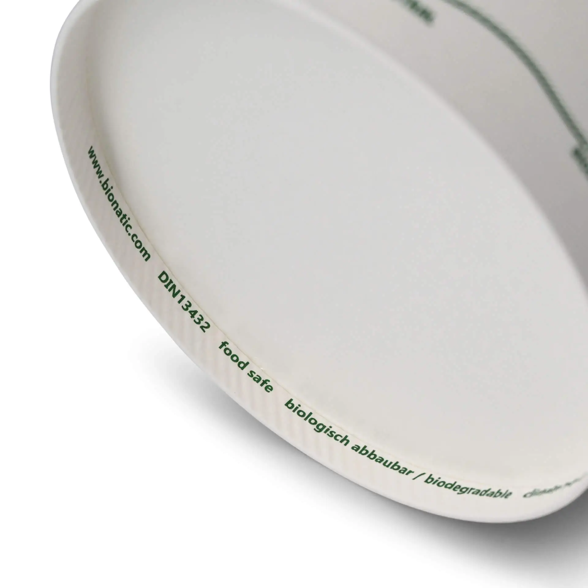 16 oz Cardboard Soup Container (eco-friendly coating), Ø 115 mm, "EcoUp©"-icons