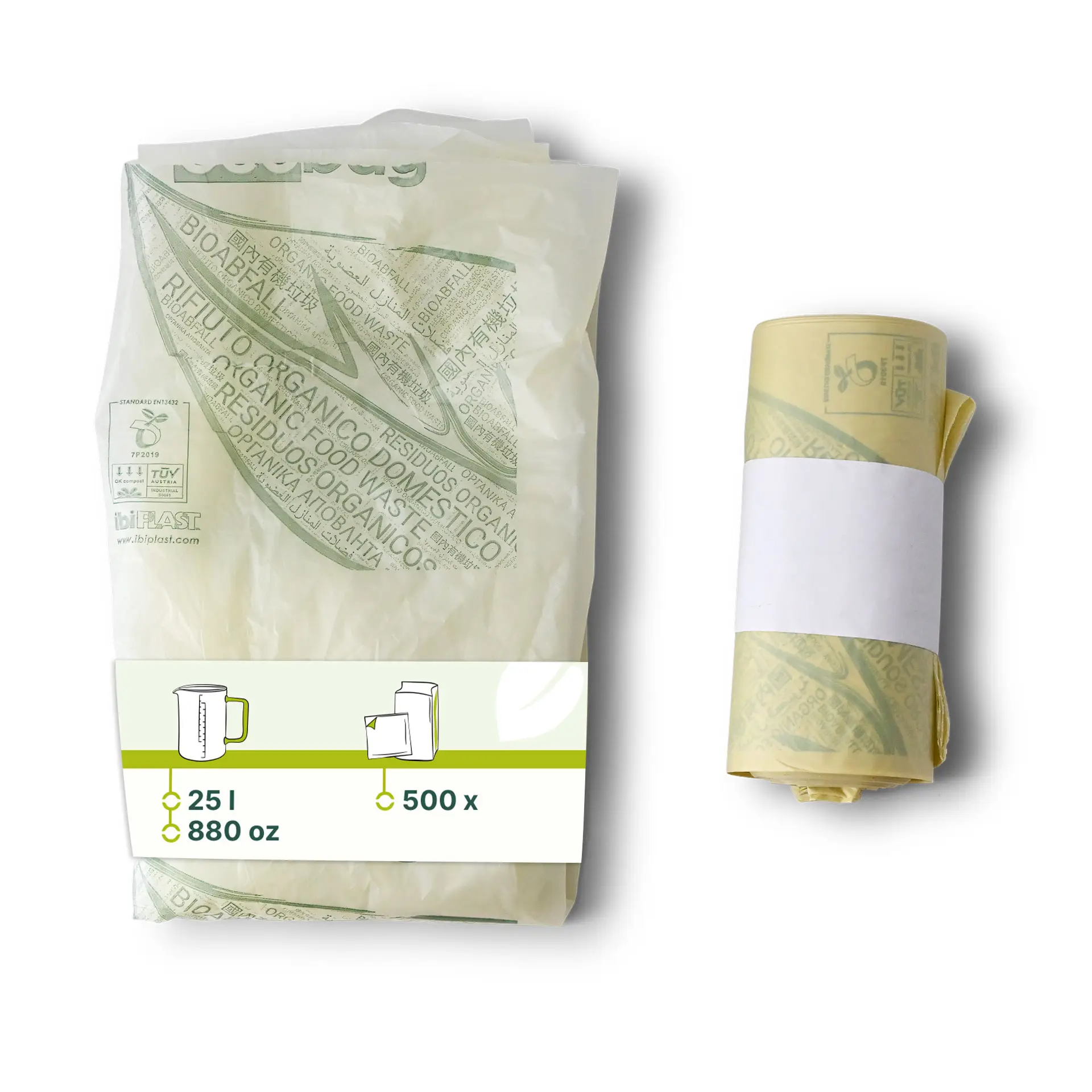 Bio Bin bags PLA, 50x60 cm, 25 l Bio Bin bags PLA, 50x60 cm, 25 l