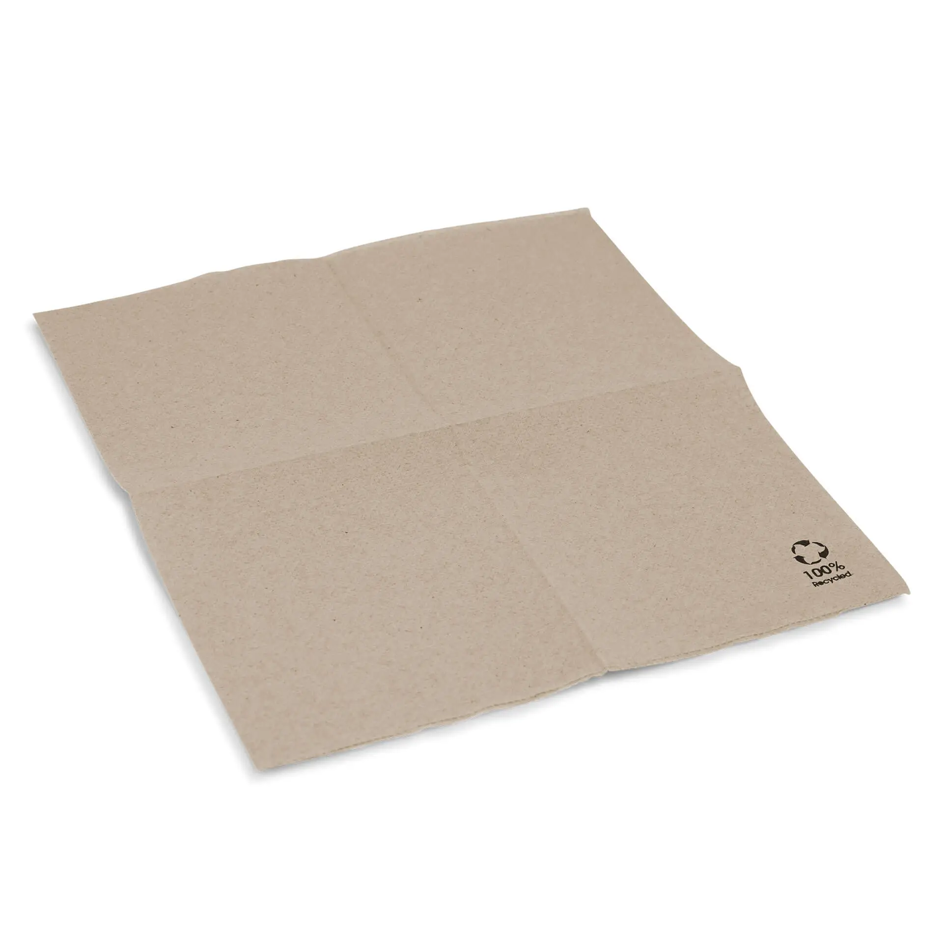 Recycled cocktail napkins (Premium) 20 x 20 cm, 2-ply, 1/4 fold