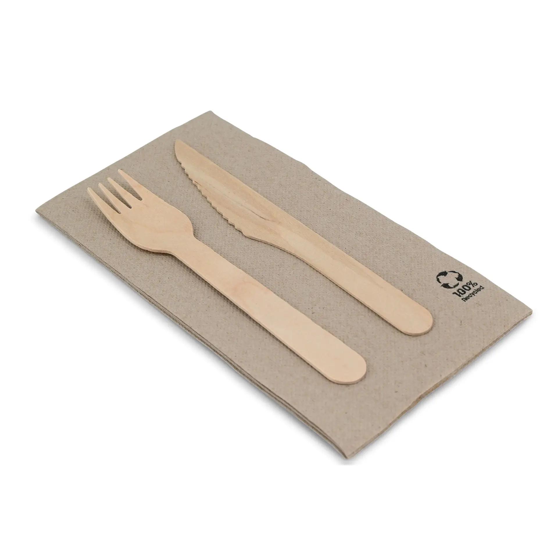 Napkins made of recycled paper (Premium) 40 x 40 cm, 2-ply, 1/8 fold, unbleached Napkins made of recycled paper (Premium) 40 x 40 cm, 2-ply, 1/8 fold, unbleached