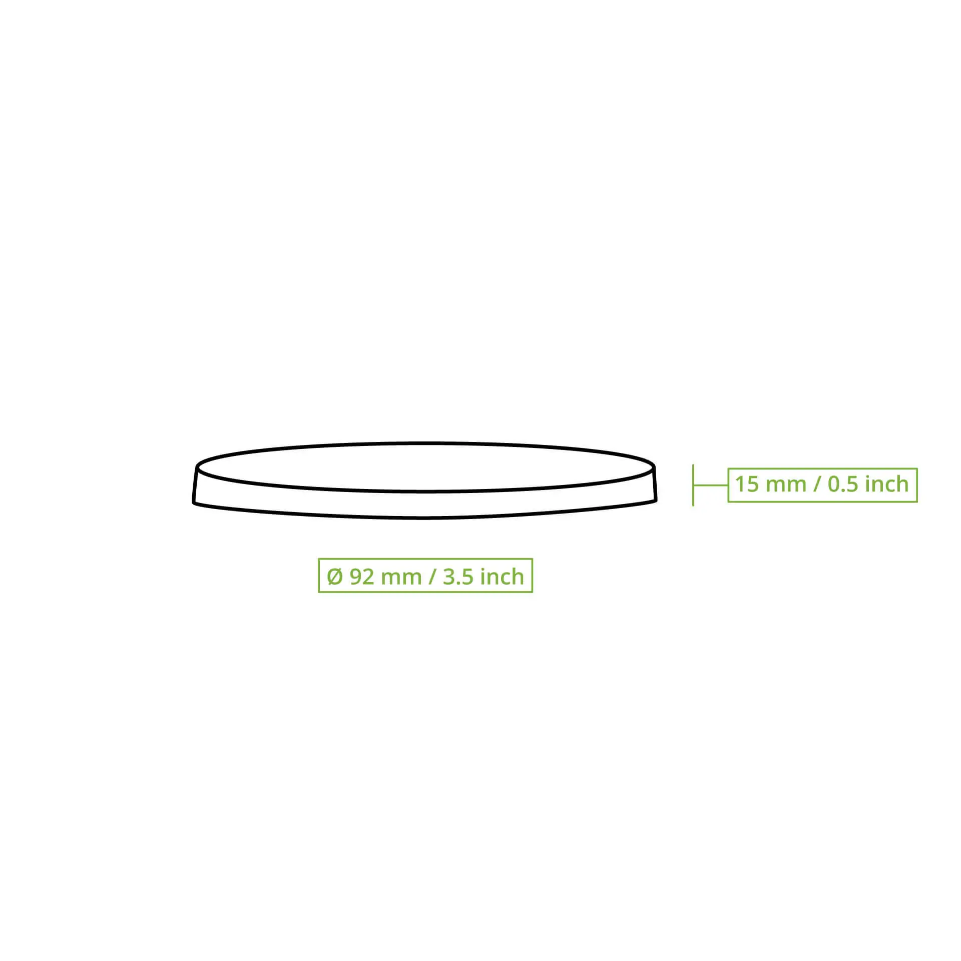 Paper Lids for 4oz-16oz for Ice Cream Tubs, brown