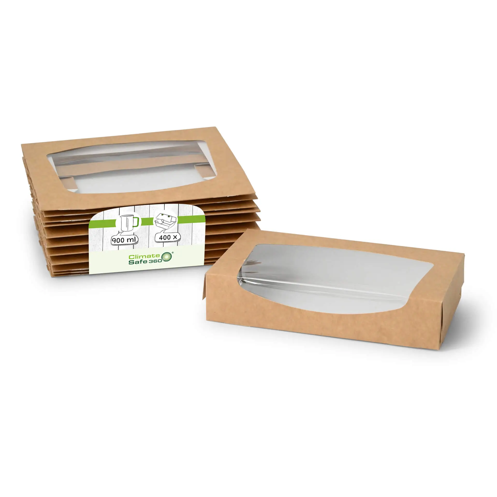 Window boxes, cardboard 20 x 12 x 4  cm, 900 ml
