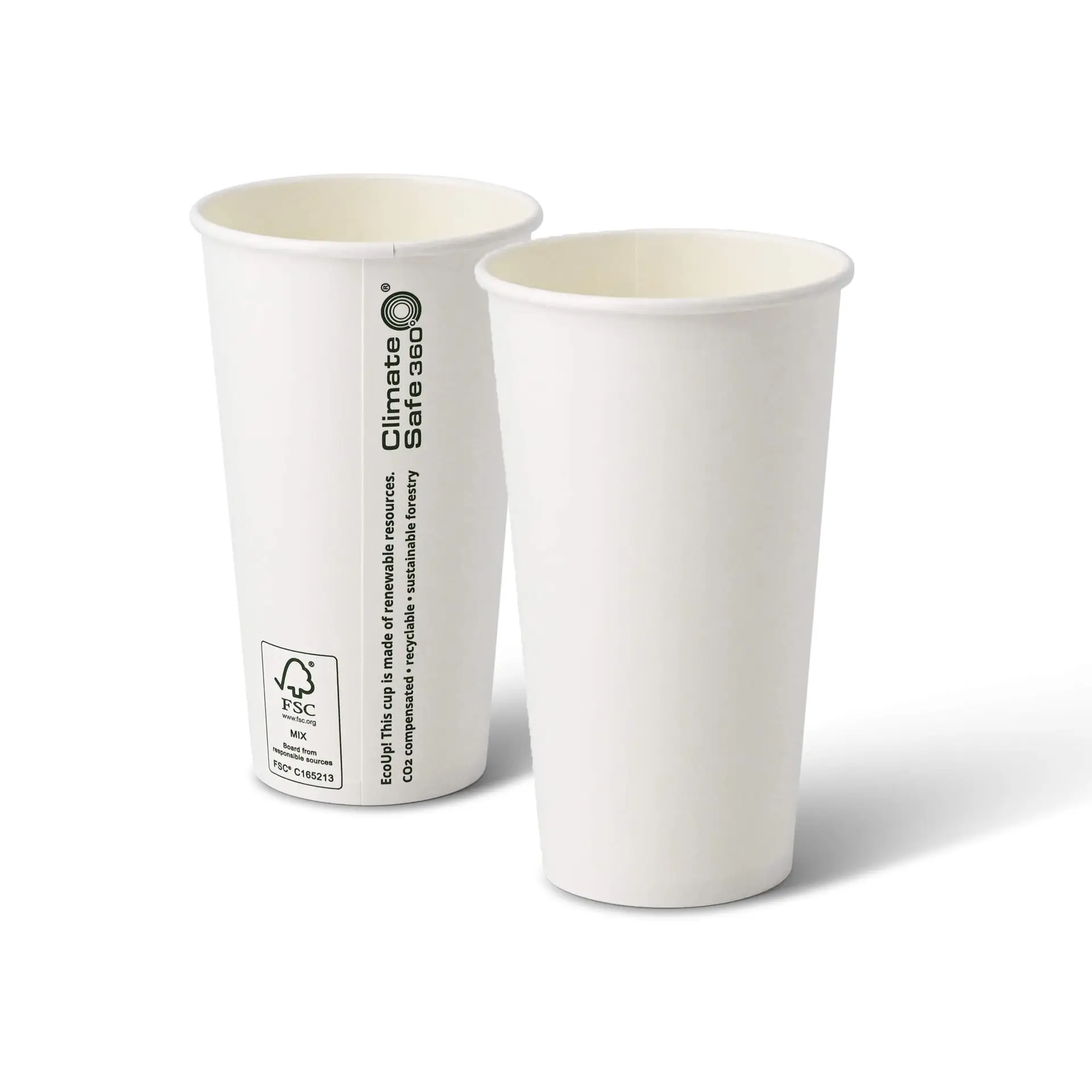20 oz Paper cup single wall, Ø 90 mm, white