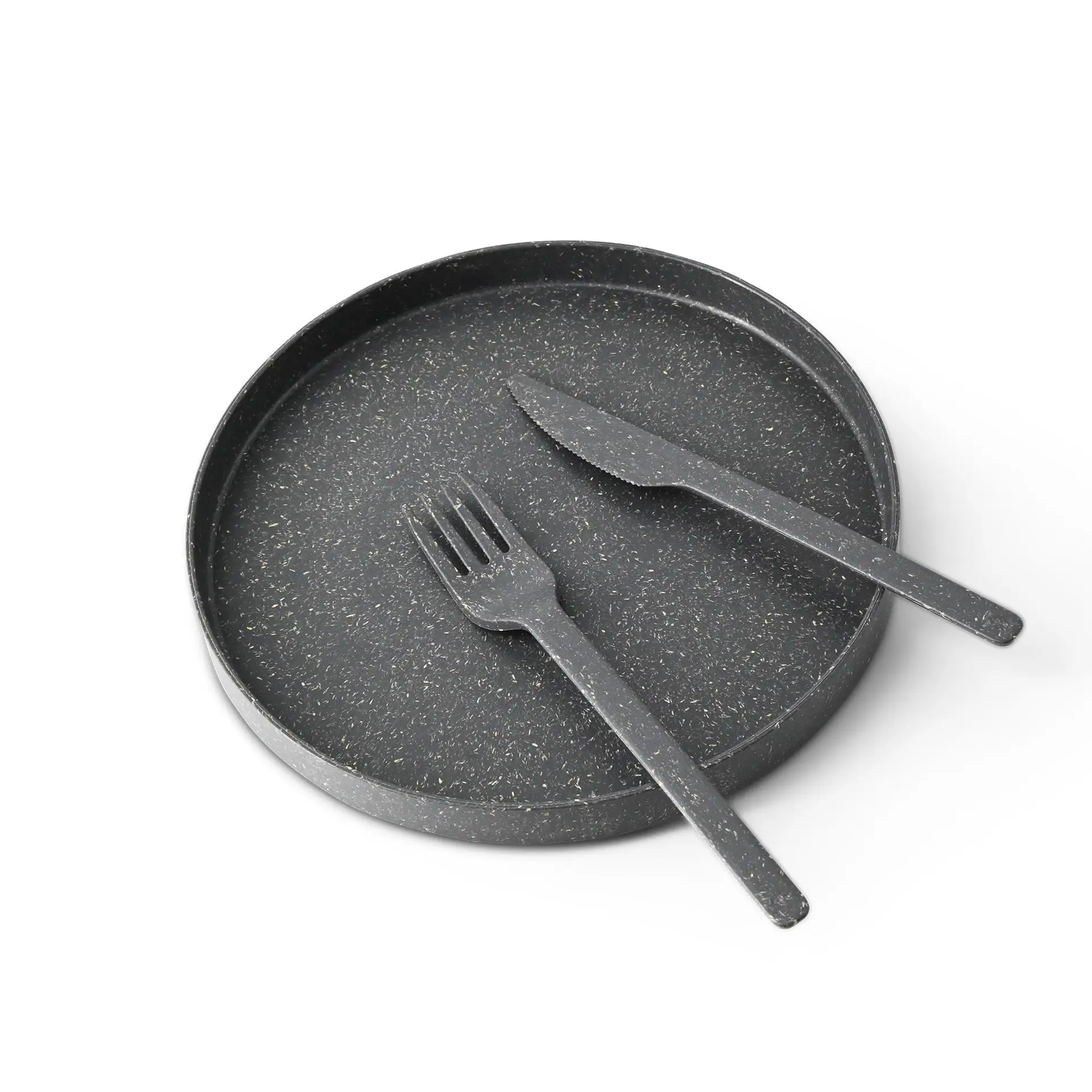 Reusable Knife “merways Cutlery” 18 cm, pepper / grey