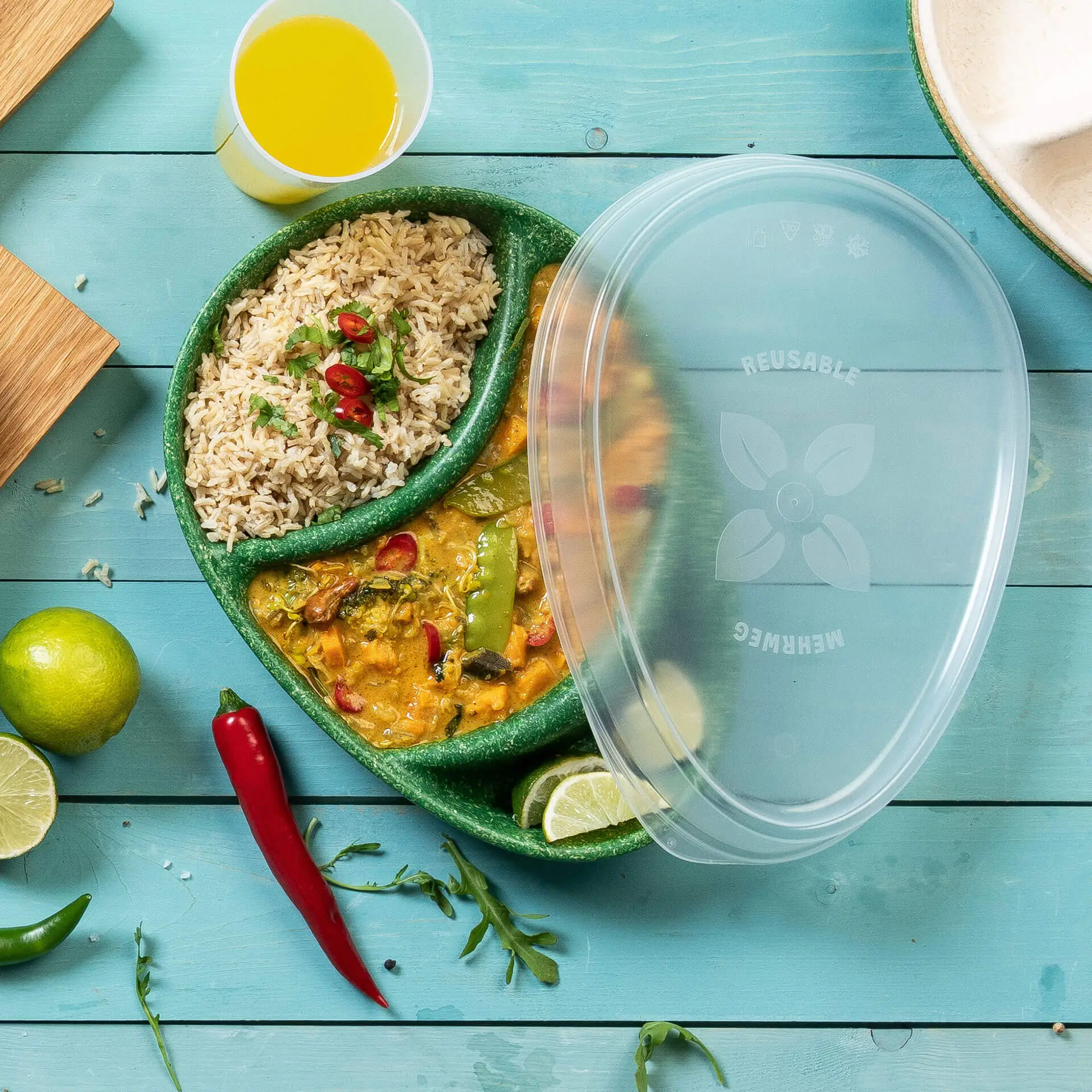 Reusable lids "merways Plate"  27.5 x 20 x 3 cm, PP, transparent dfc008511-mehrwegdeckel-merways-plate-275-x-20-x-3-cm-pp-transparent-7