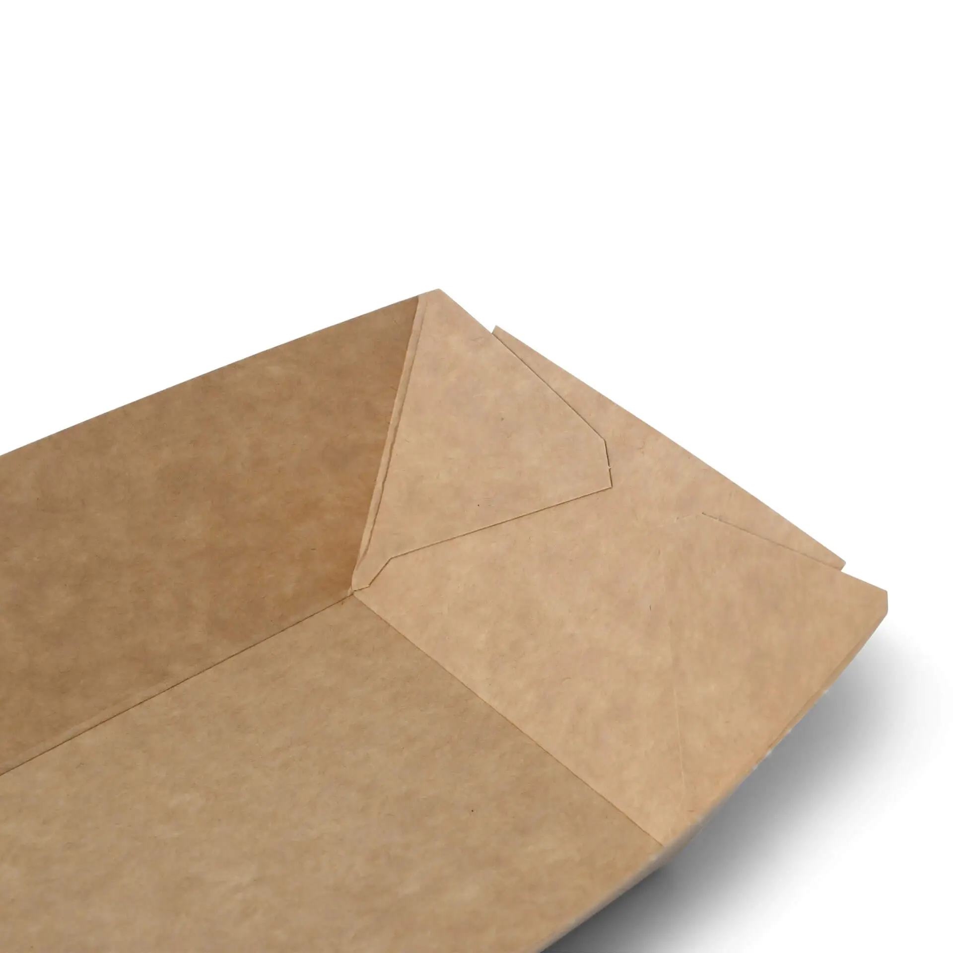 Cardboard snack bowl 800 ml, 21.5 x 16 x 5 cm, brown