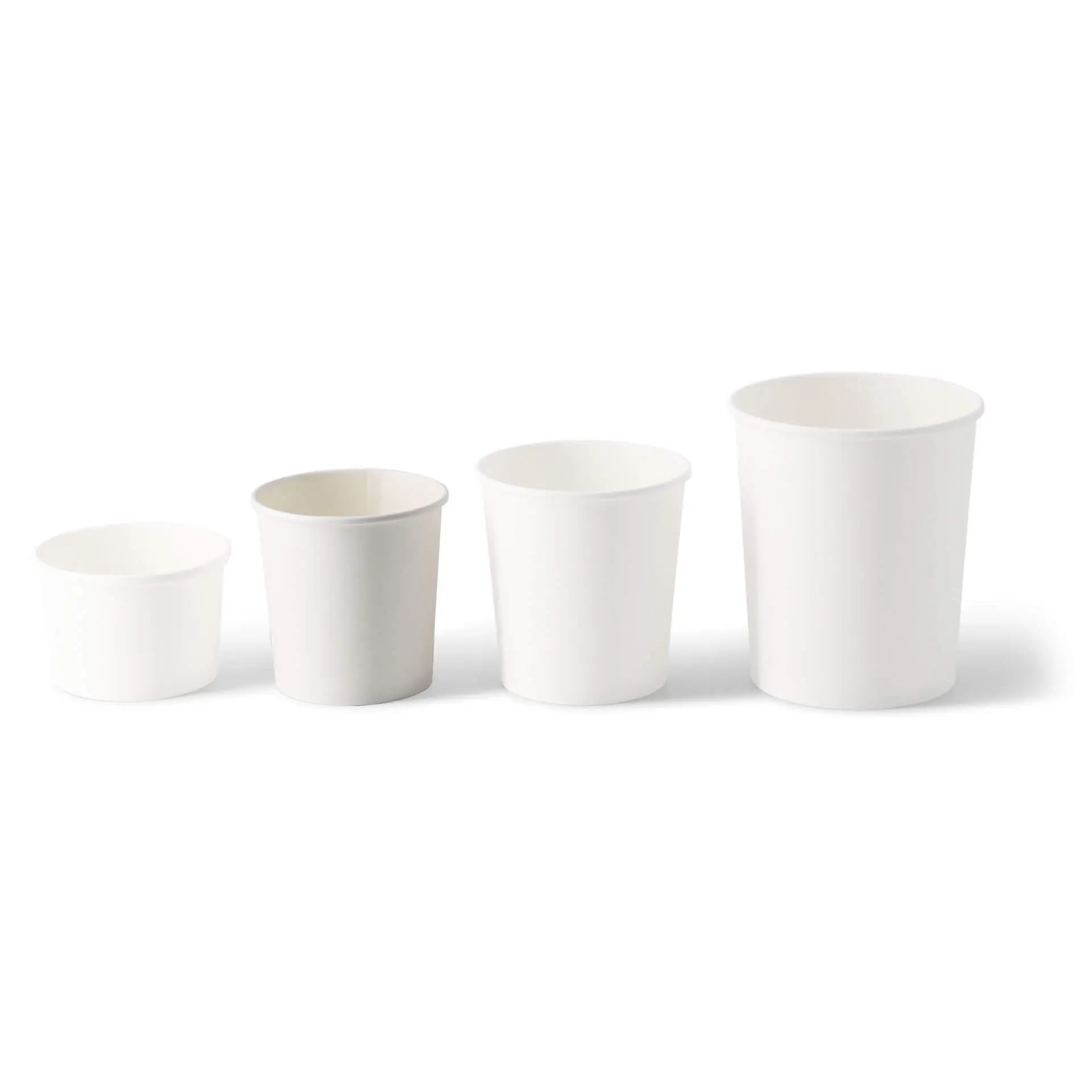 Soup cup to go made of cardboard (Premium) 12 oz, Ø 90 mm, white, eco-friendly coating