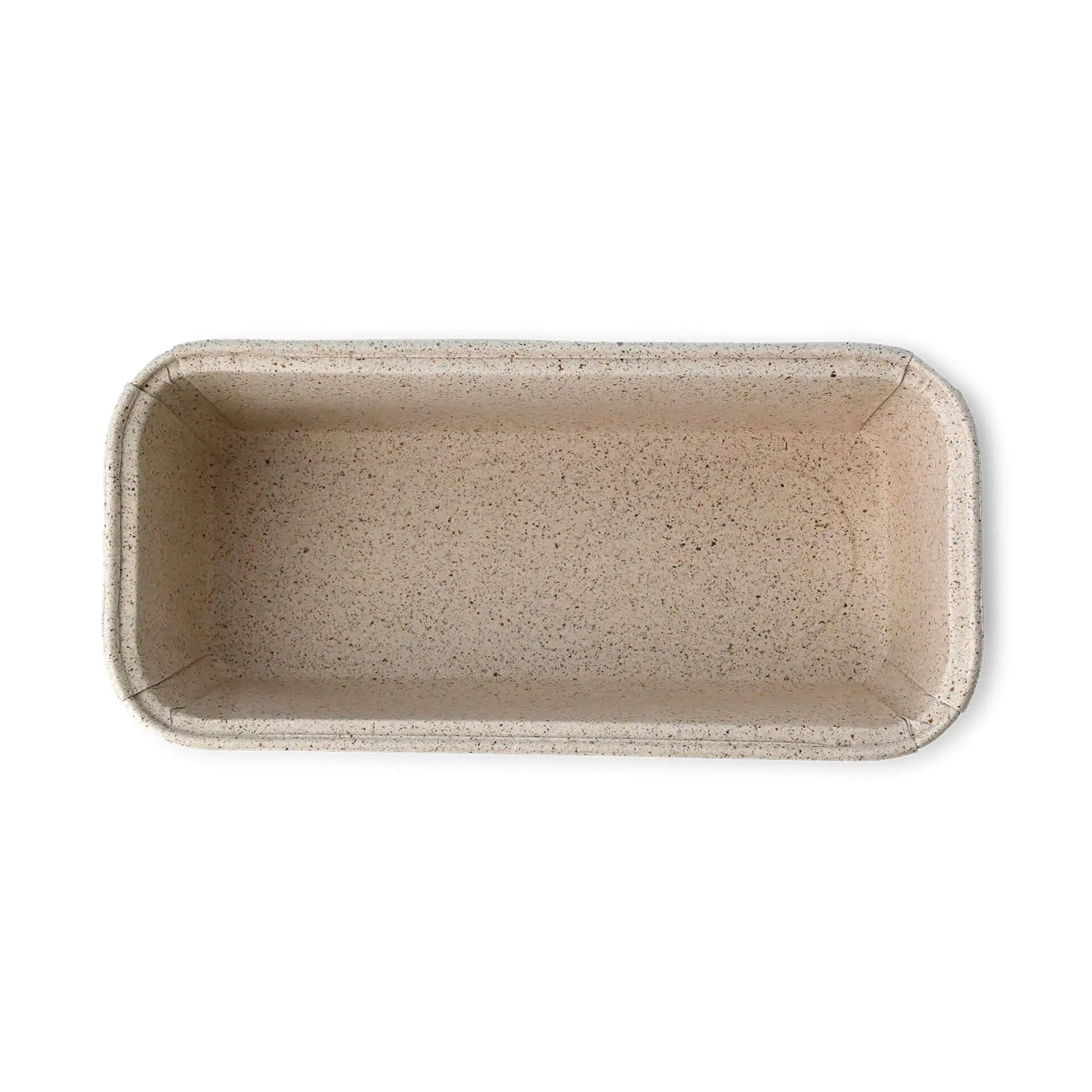 Baking moulds made from cocoa paper 20 × 7 × 6 cm, rectangular, brown