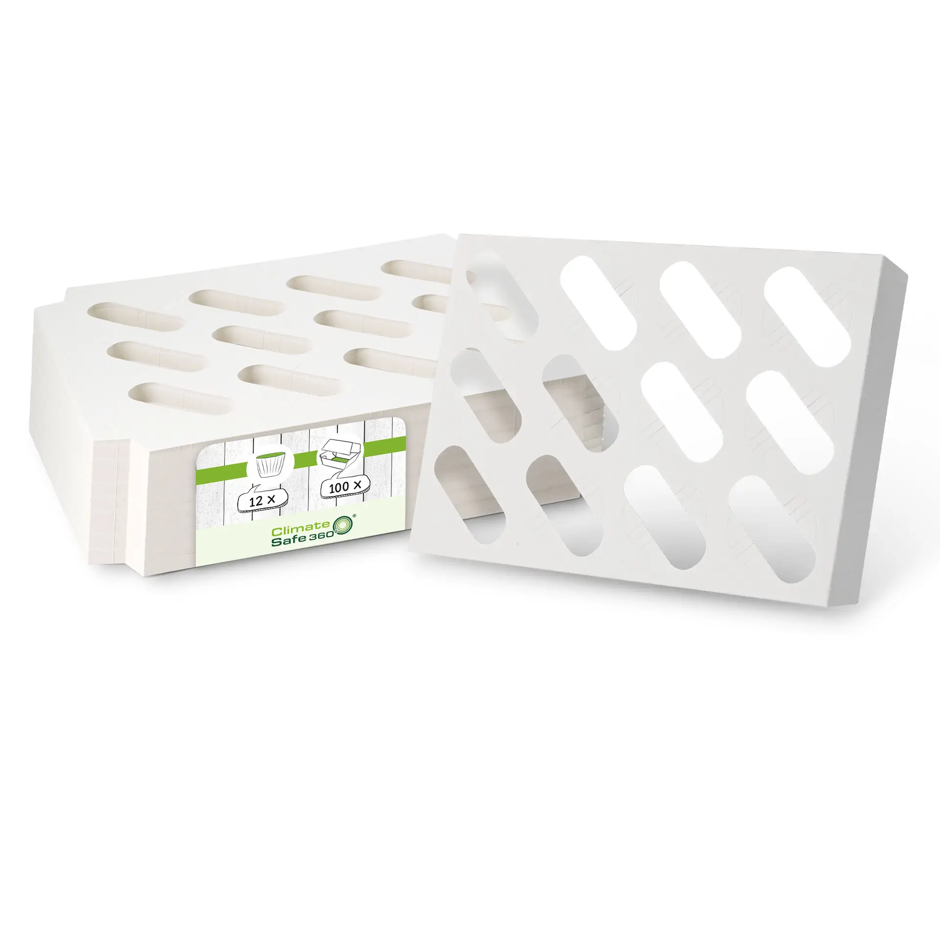 Insert range for cupcake boxes (12 pieces), white dre035011-einlagen-aus-karton-fuer-12er-cupcake-boxen-weiss