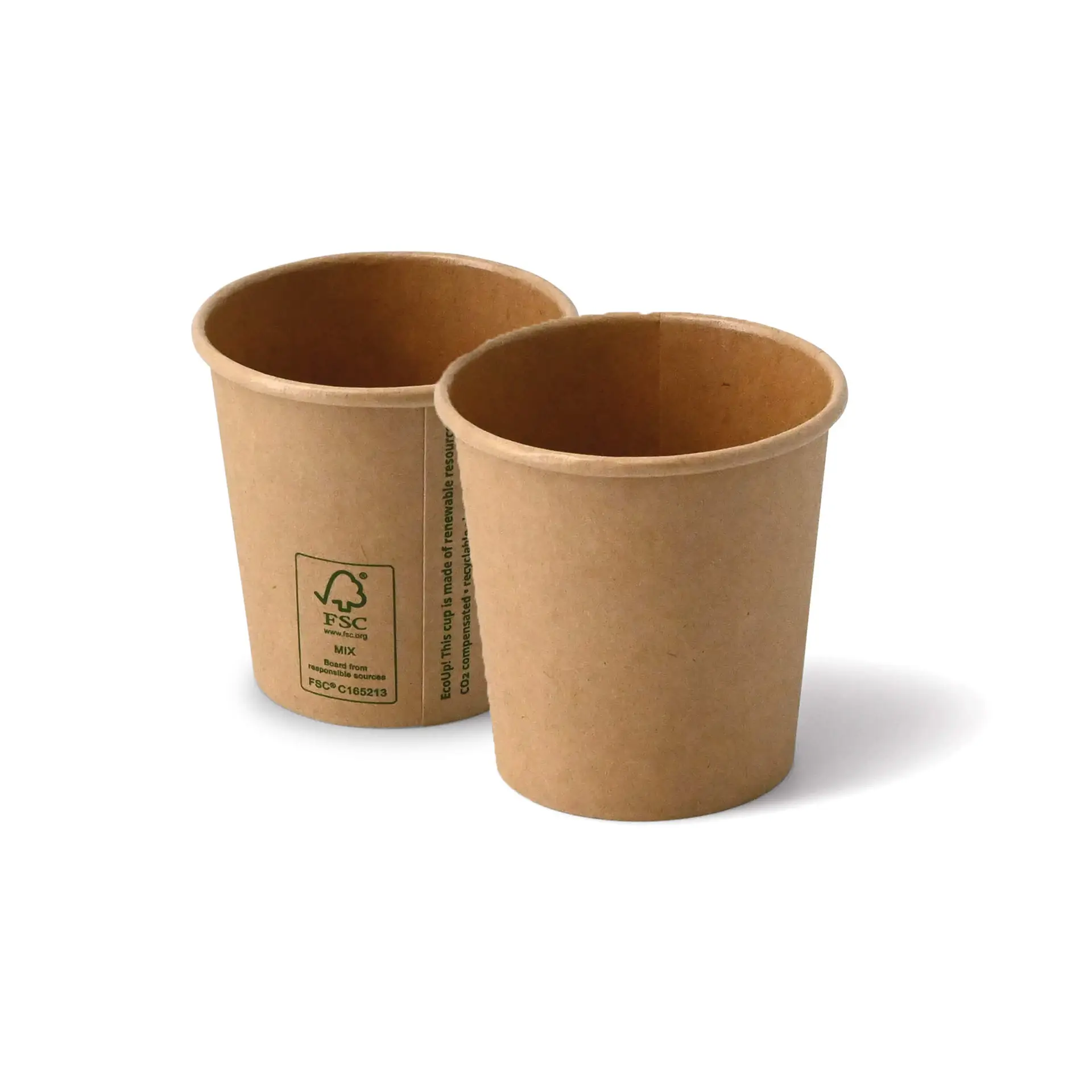 4 oz Paper cups single wall, Ø 62 mm, kraft