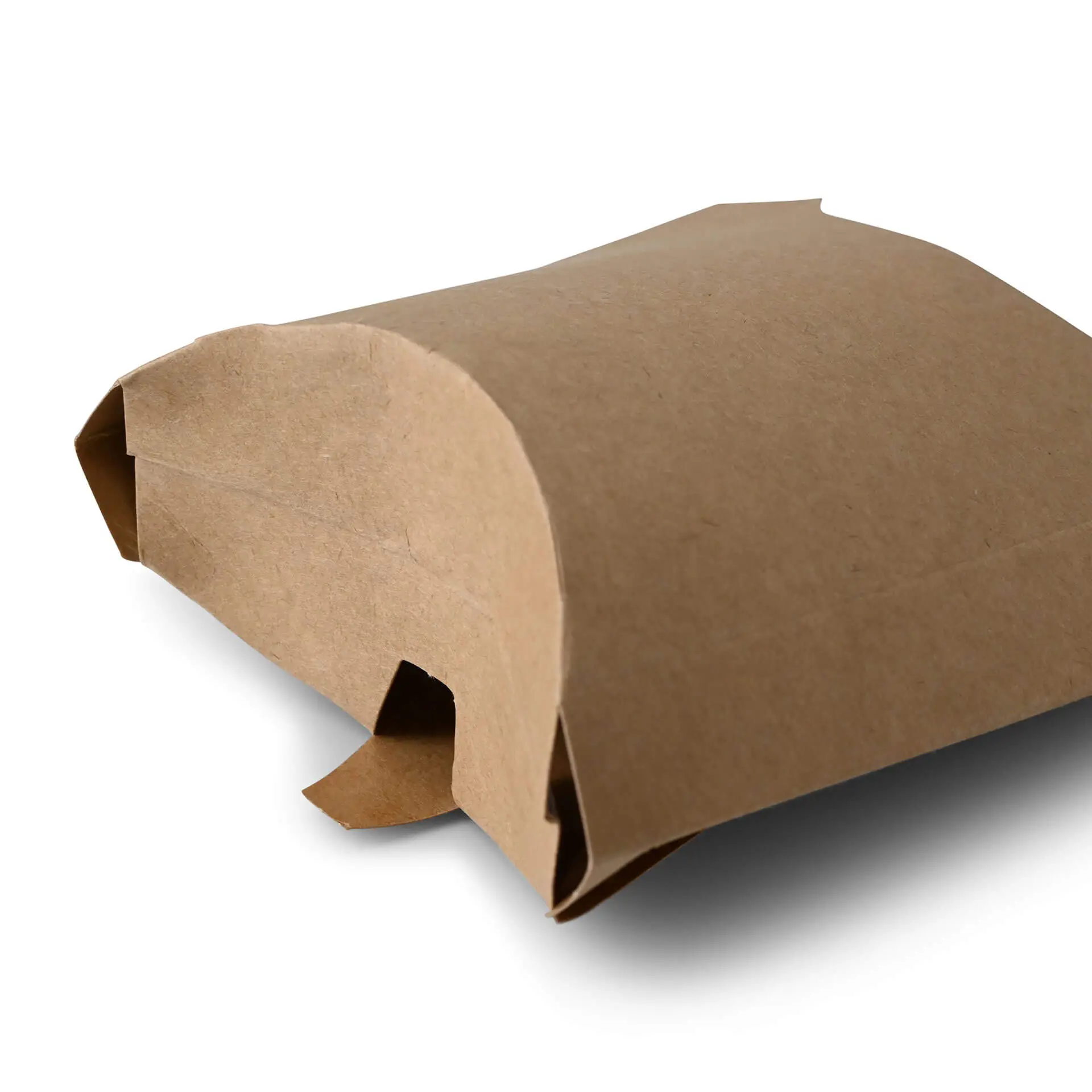 Cardboard chips scoops 8.5 x 5 x 12 cm, brown