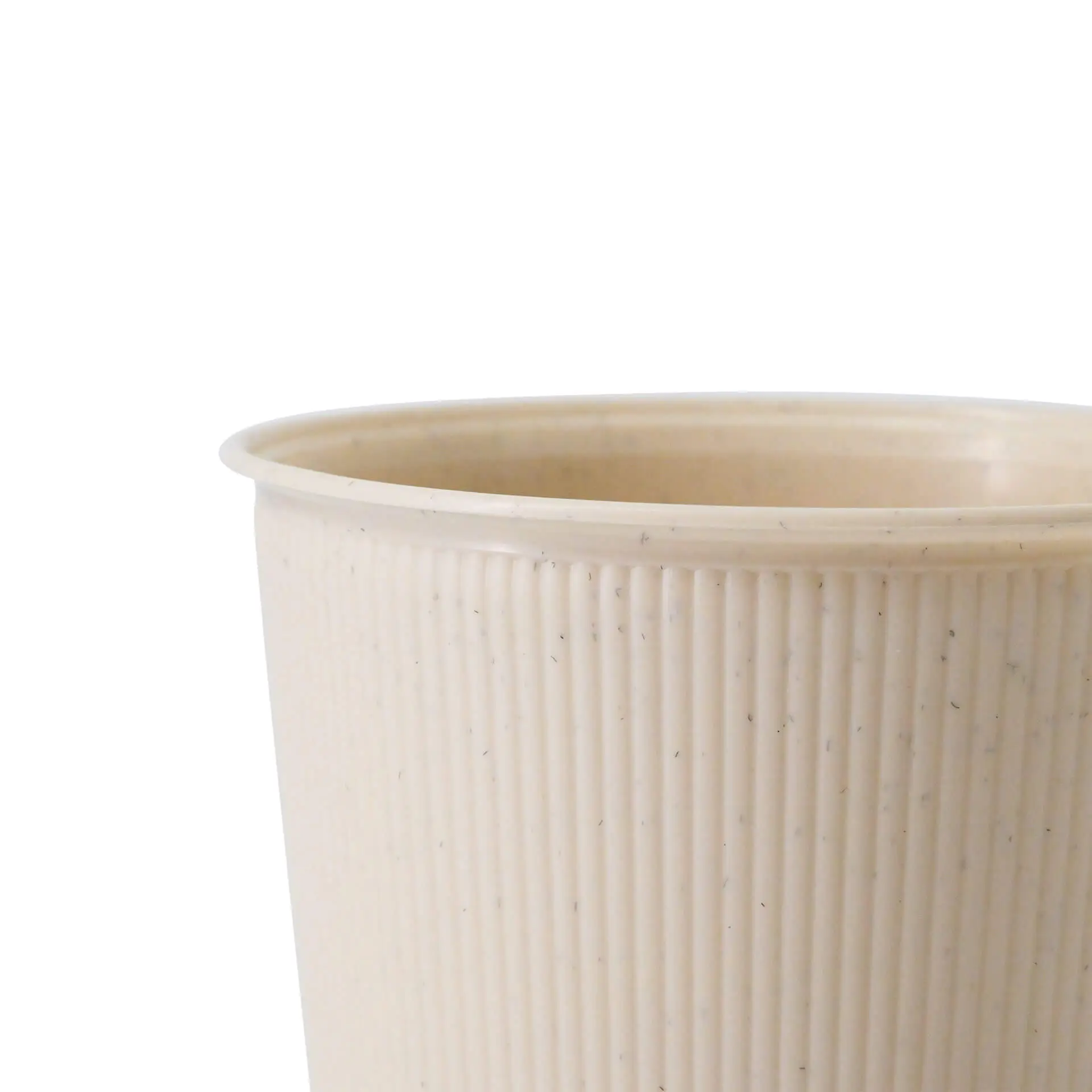 16 oz Reusable Cup (Ribbed) Ø 90 mm, cream white