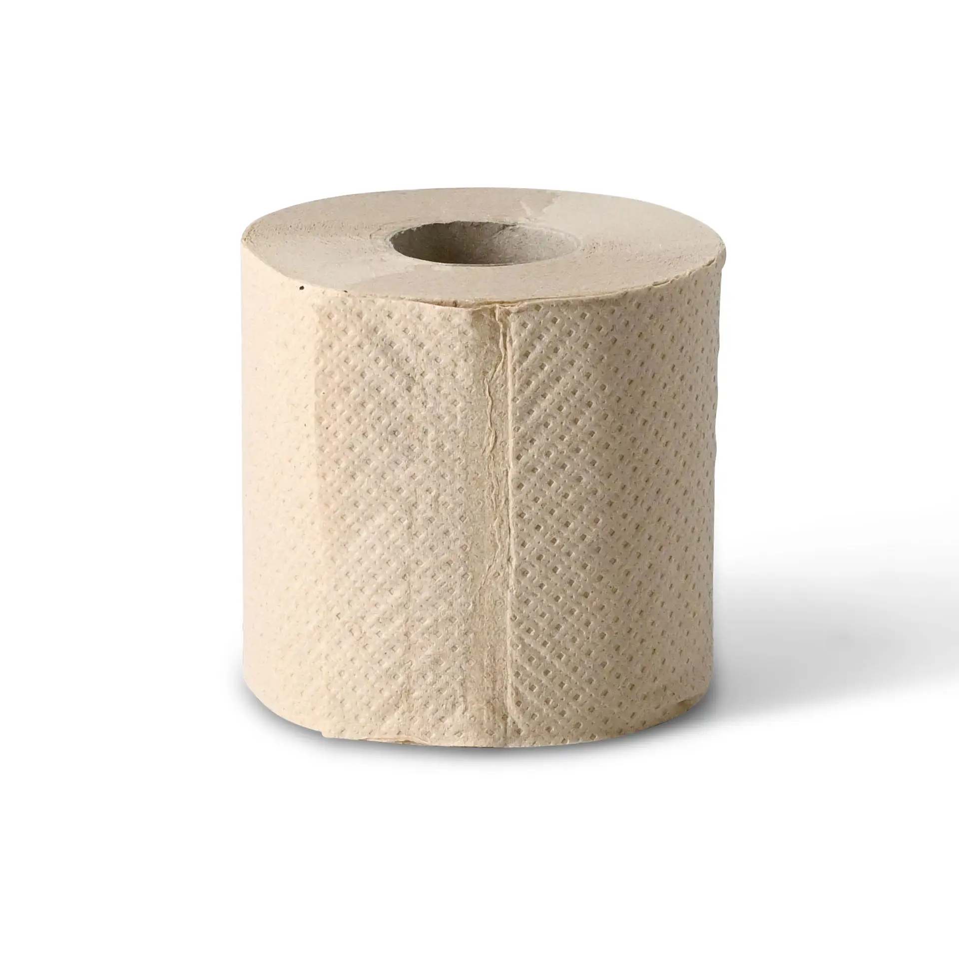 Toilet paper made from recycled paper, 2-ply, 300 sheets, brown