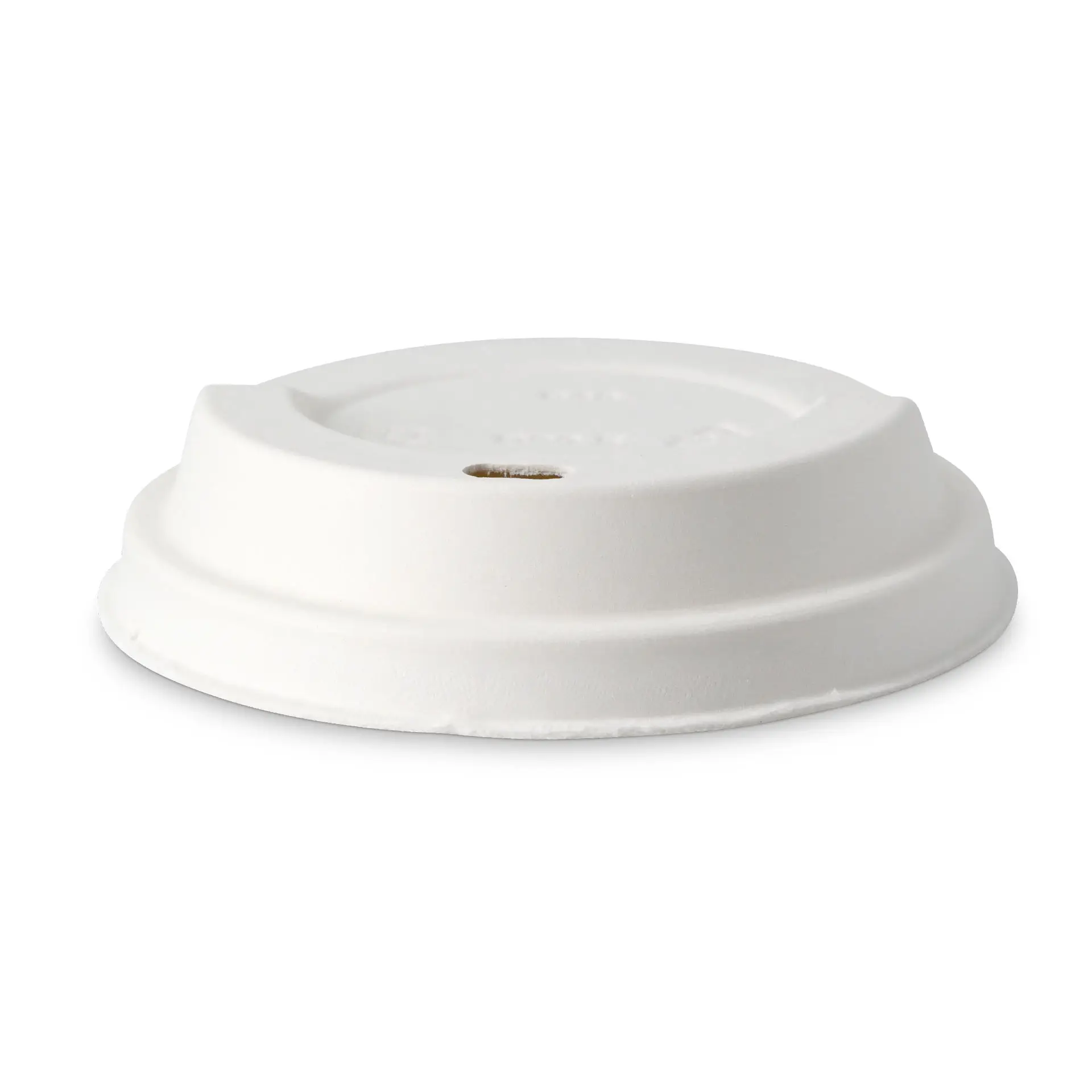 Paper lids Ø 90 mm, white, drinking opening