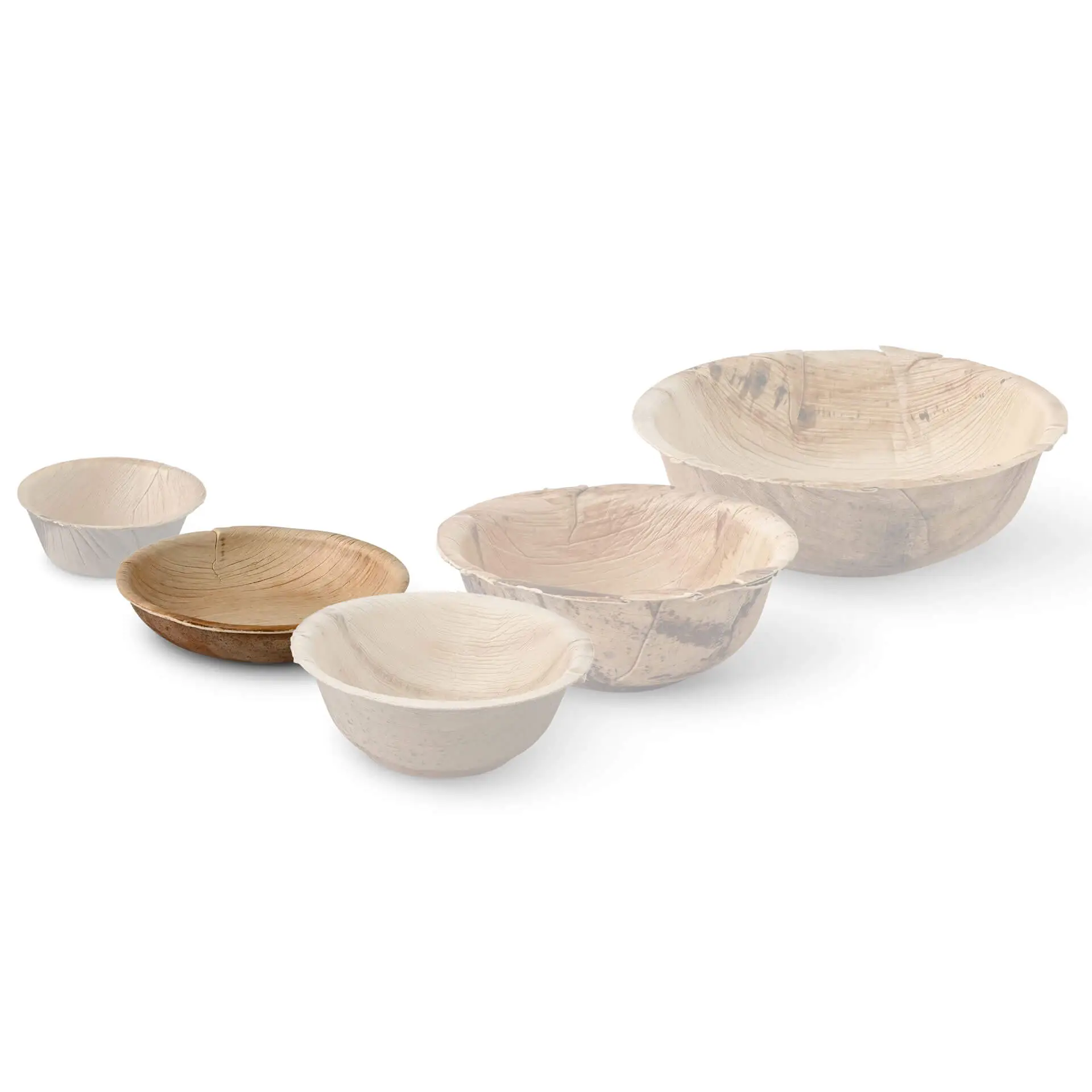 Palm leaf bowls  "Palmware®" 80 ml, round
