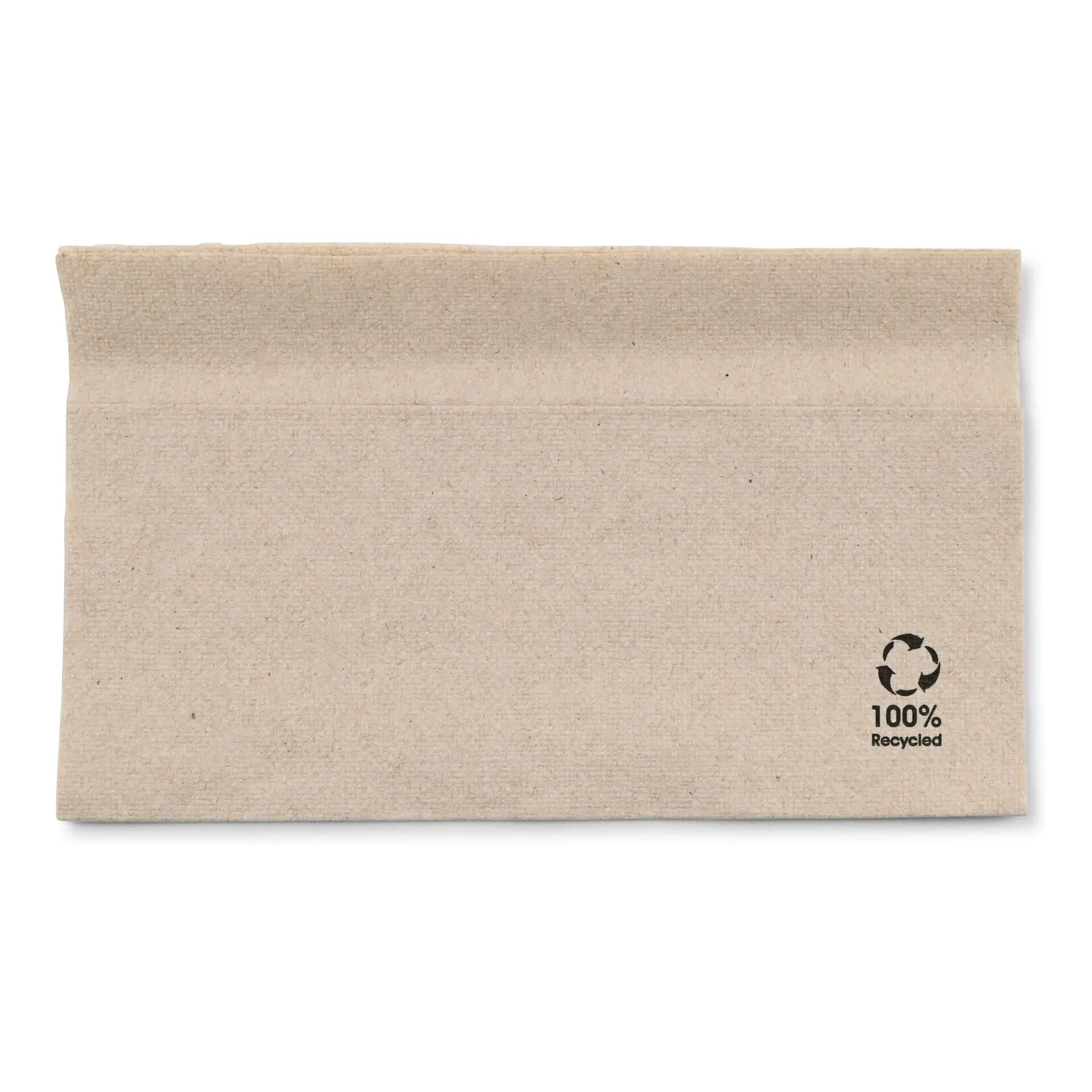 Paper napkins / serviettes 33 x 33 cm, 1-ply, 1/8 fold, unbleached dse028061-servietten-aus-recyceltem-papier-33-x-33-cm-1-lagig-18-falz-ungebleicht-1