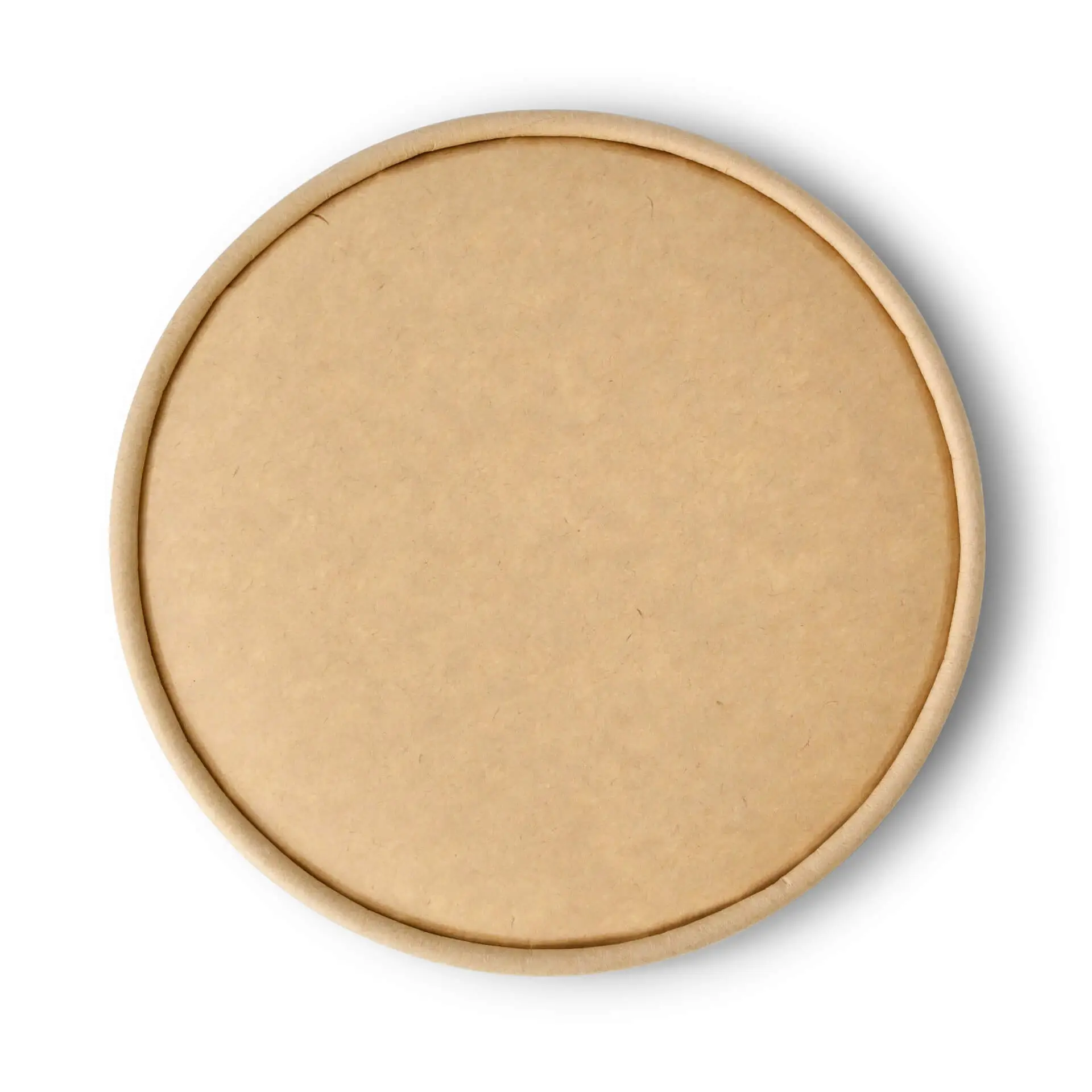 Cardboard-lids (eco-friendly coating) Ø 150 mm, brown