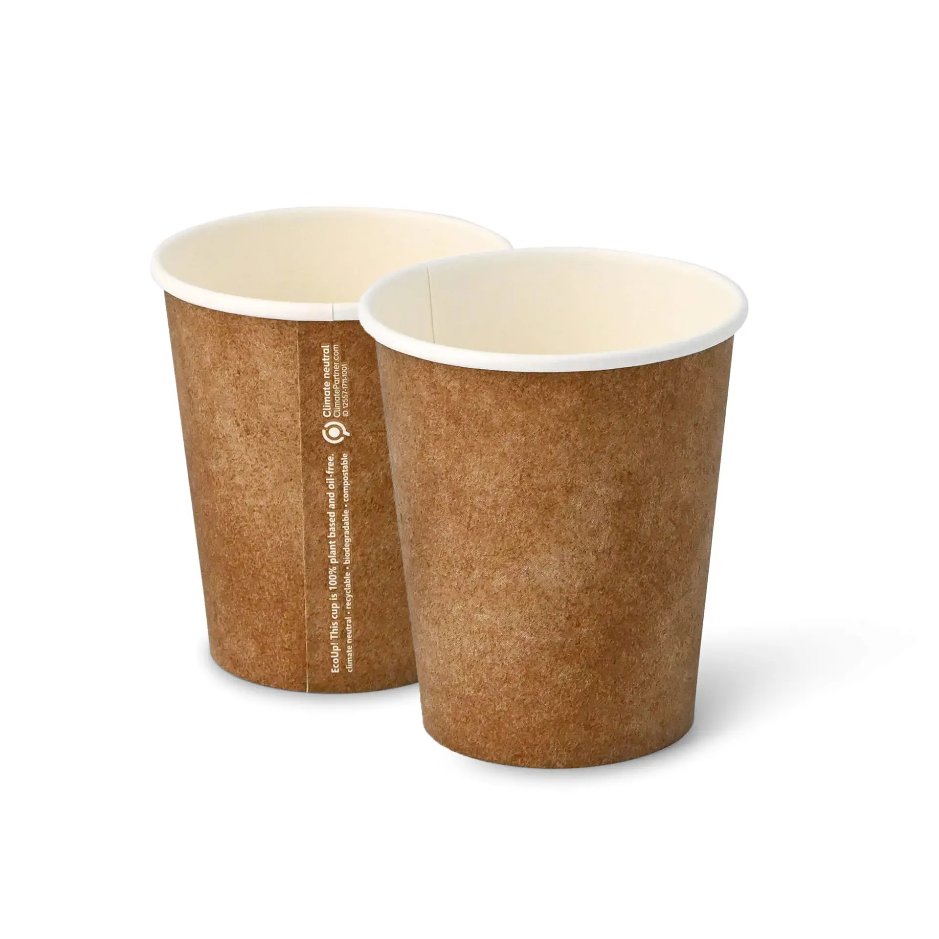 8 oz Paper cups single wall, Ø 80 mm, kraft