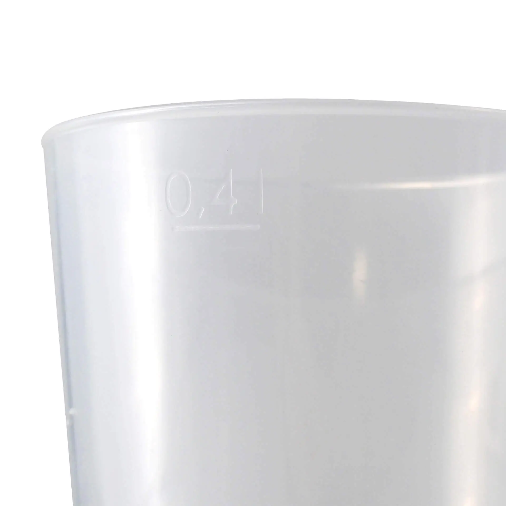 14 oz, Reusable cup, Ø 85 mm, PP, transparent