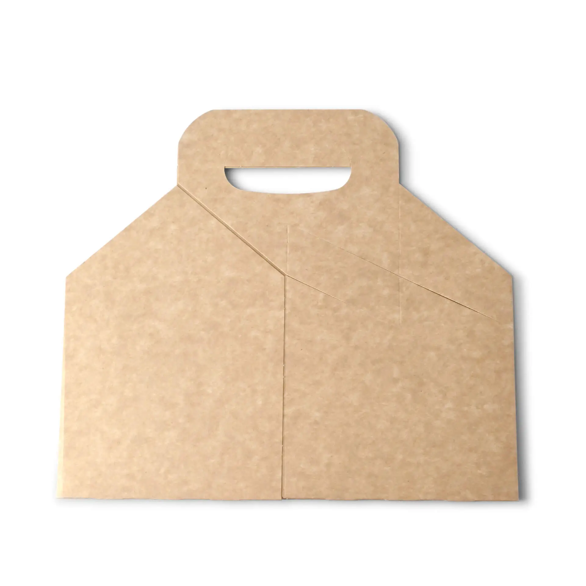 Bottle carrier (4-pack) made of cardboard, foldable