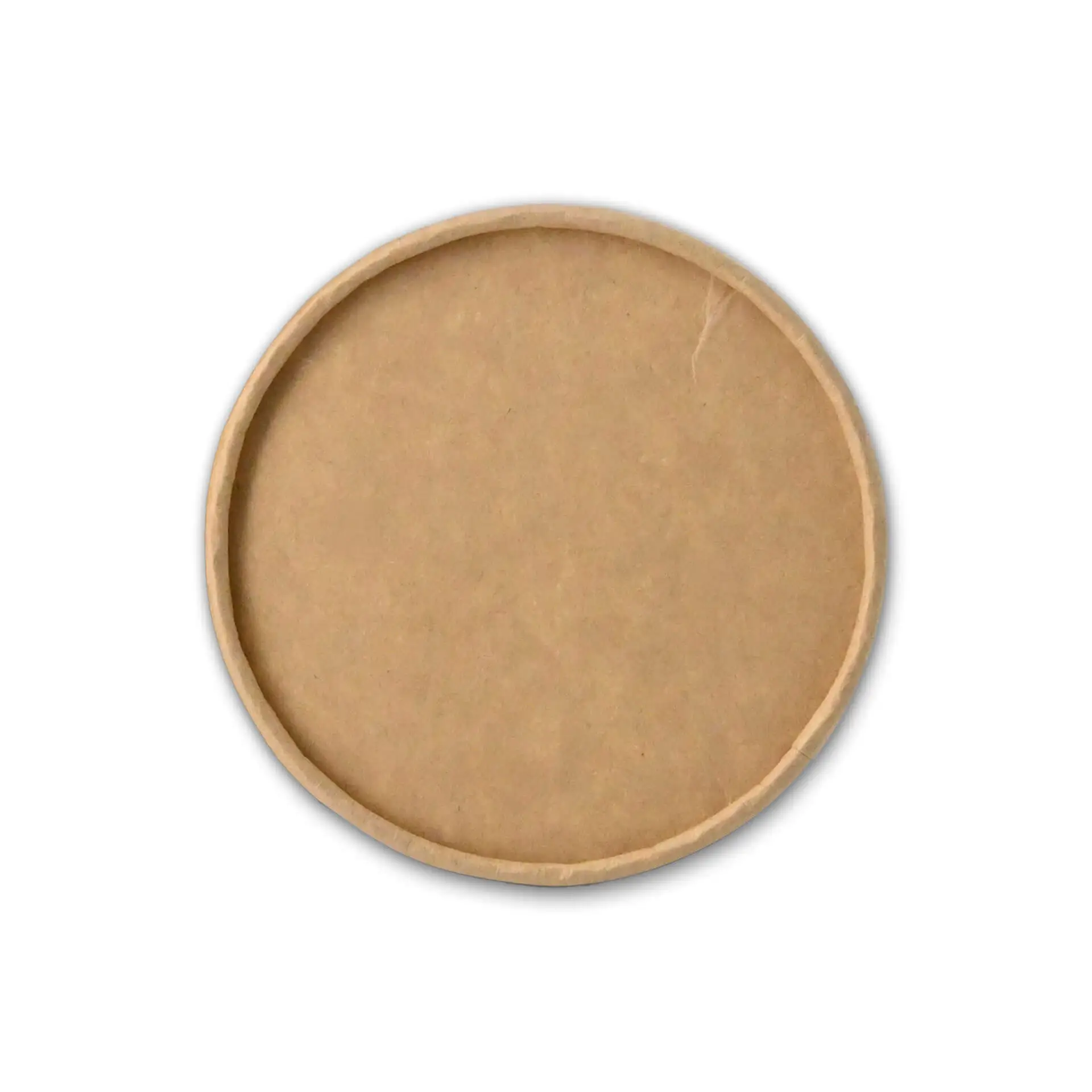 Paper Lids for 4oz-16oz for Ice Cream Tubs, brown