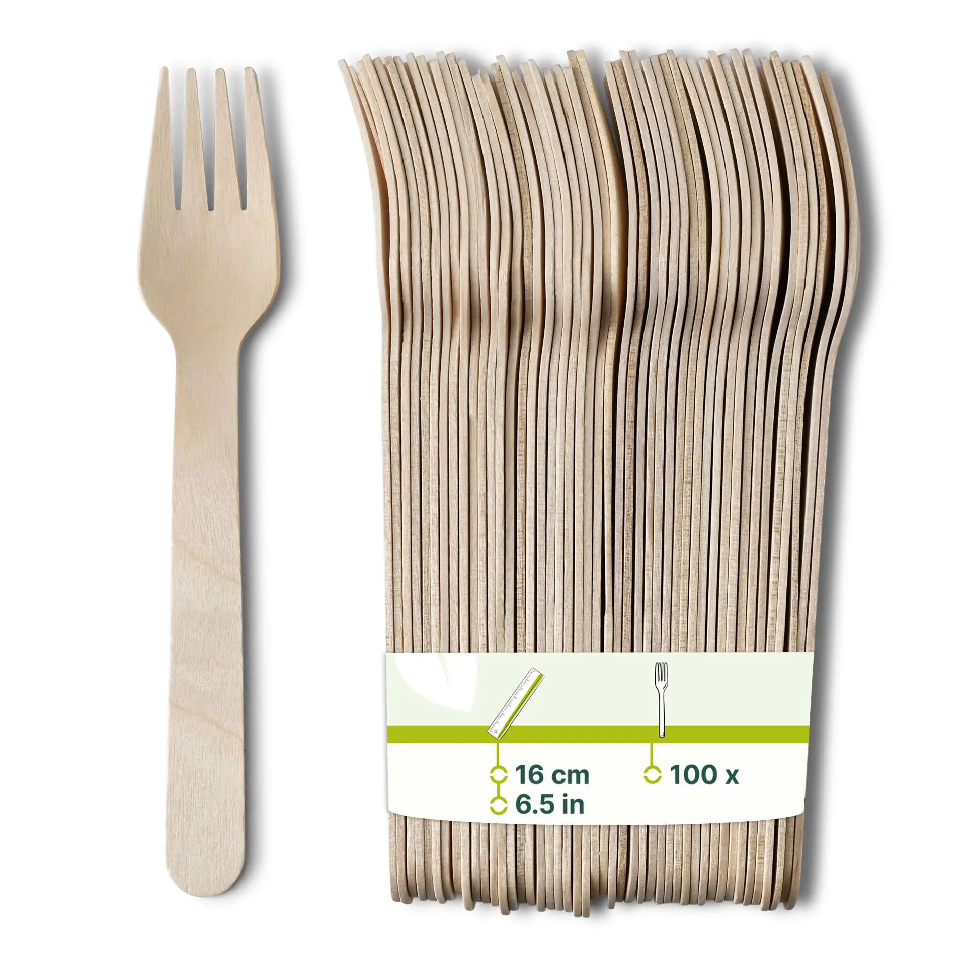 Wooden forks 16 cm, bio-coated Wooden forks 16 cm, bio-coated