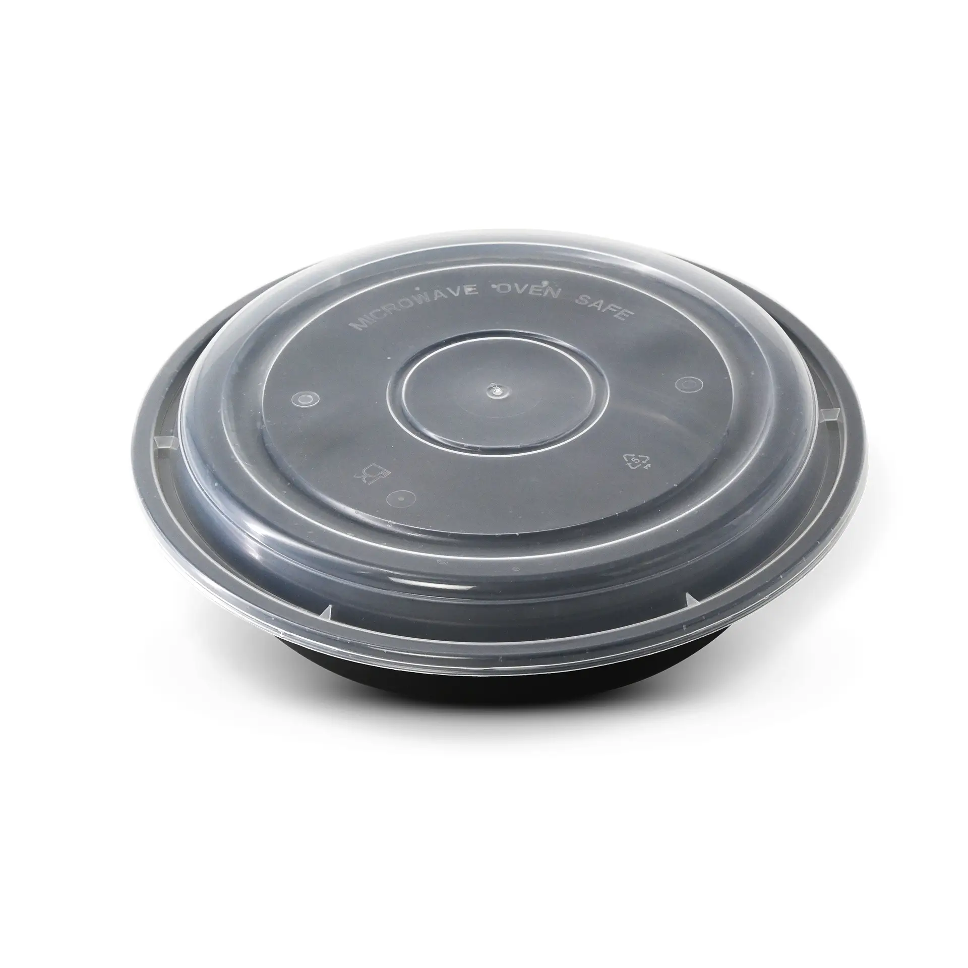 Reusable lid made of PP, round, transparent