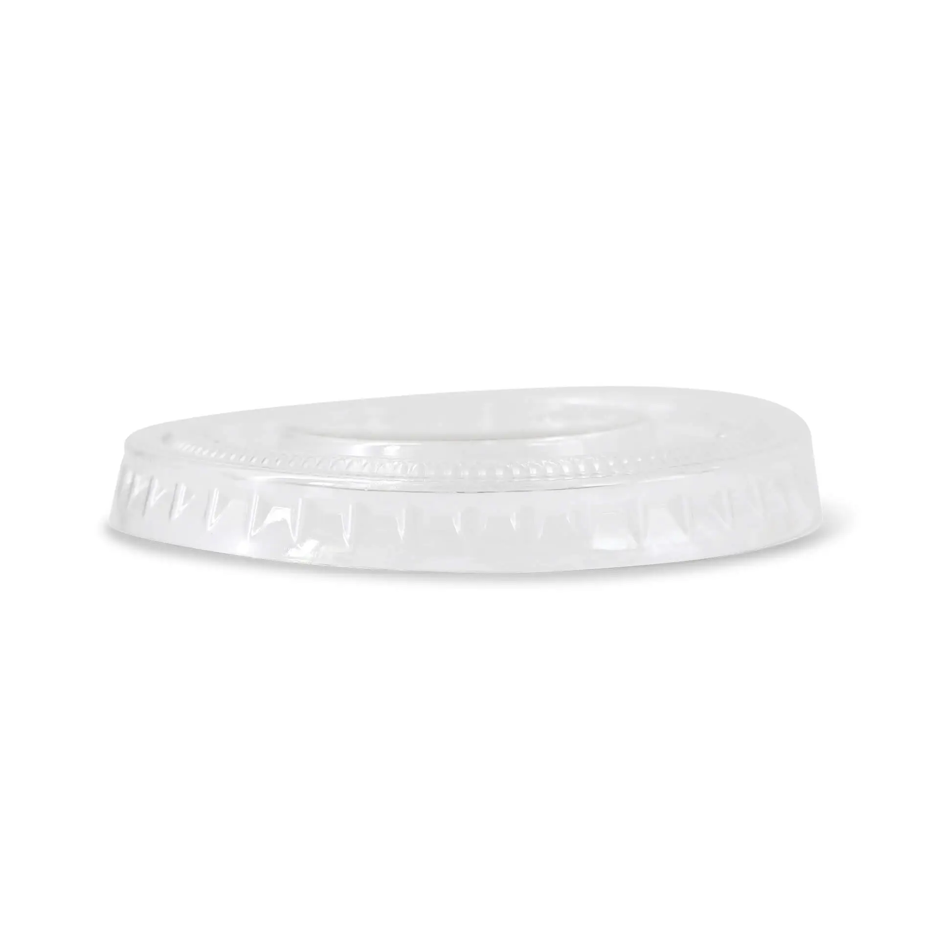 rPET lids Ø 62 mm, transparent
