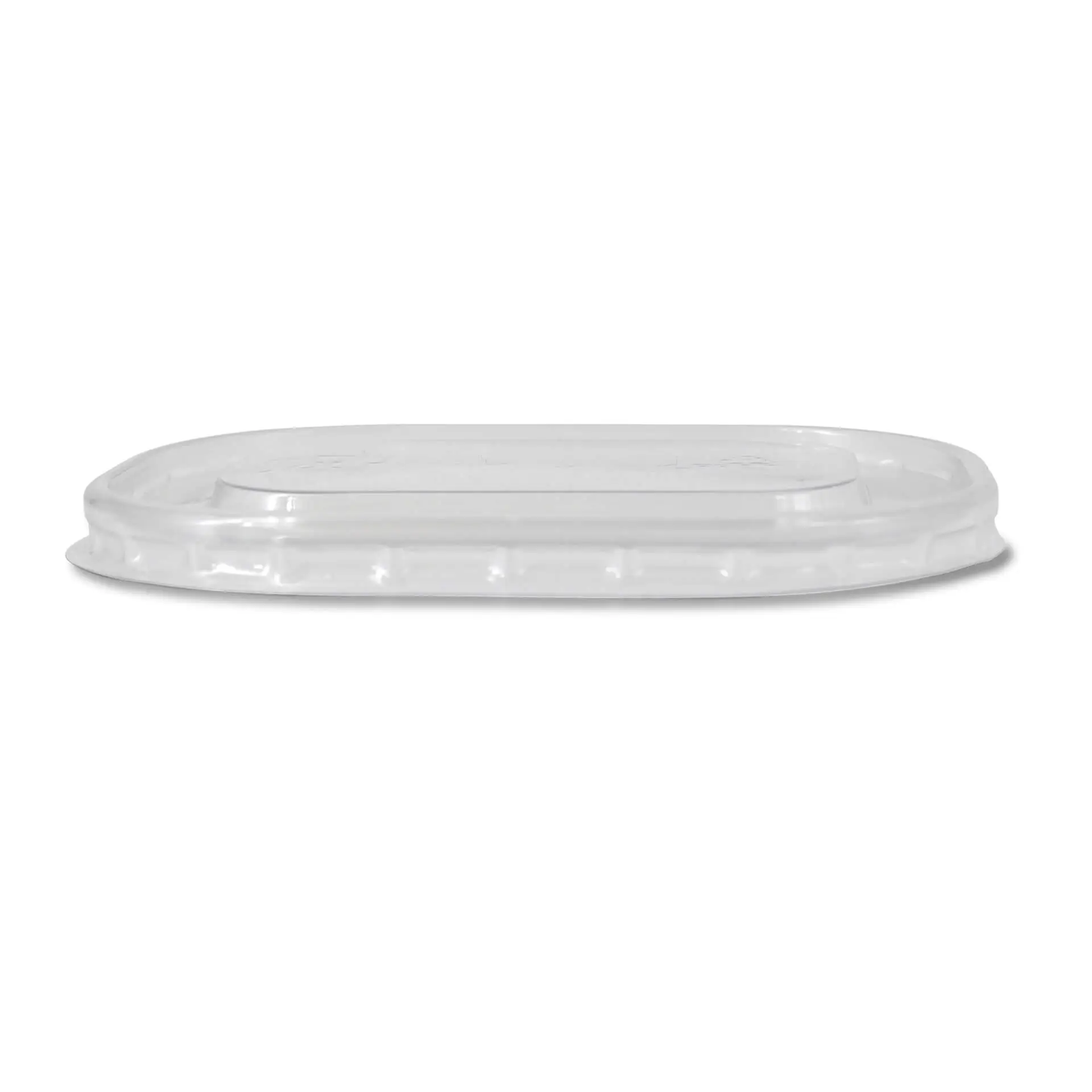 rPET lids 11 x 8 cm, clear, rectangular
