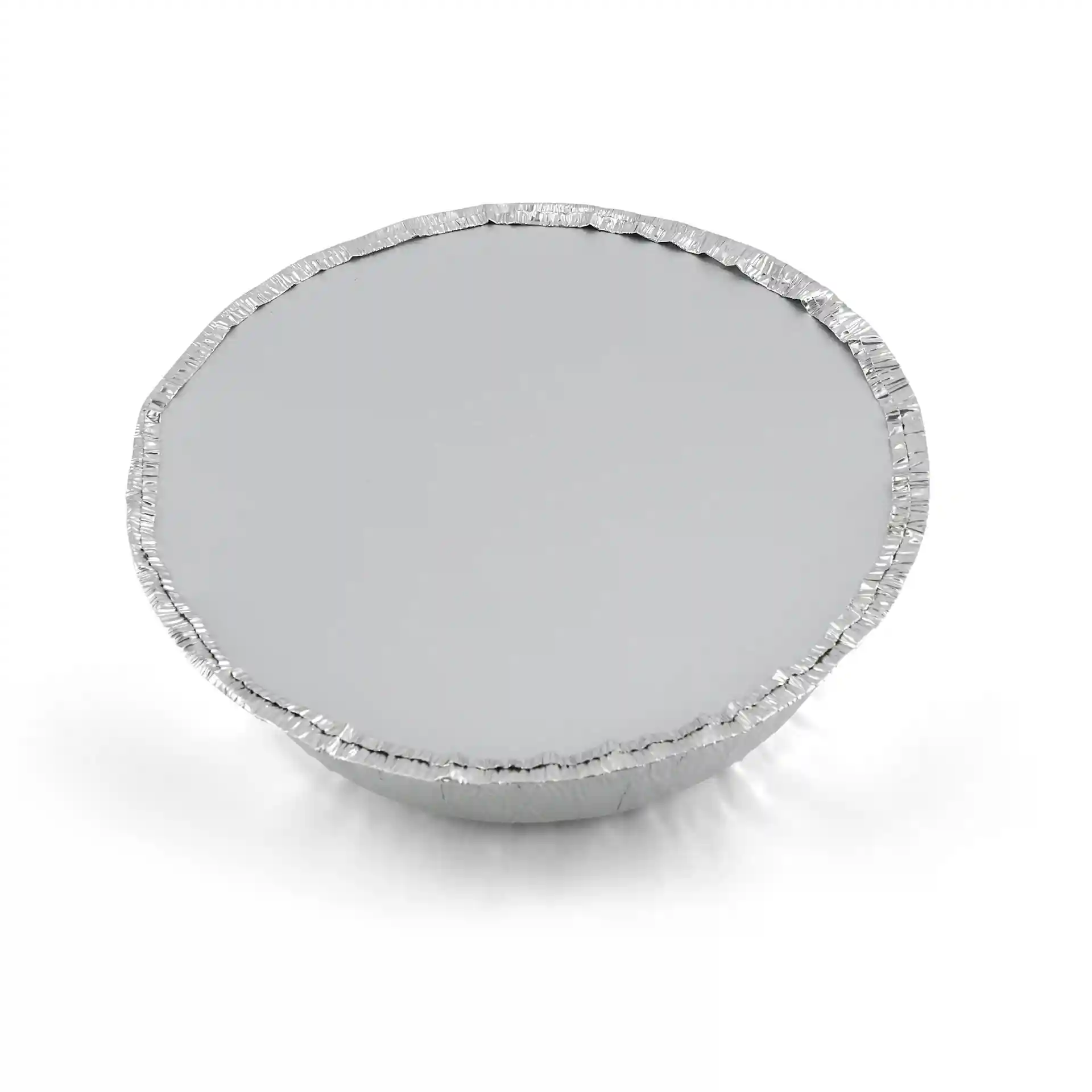 Round aluminium cardboard lid for 830 ml container, with a diameter of 180 mm and a lightweight design.