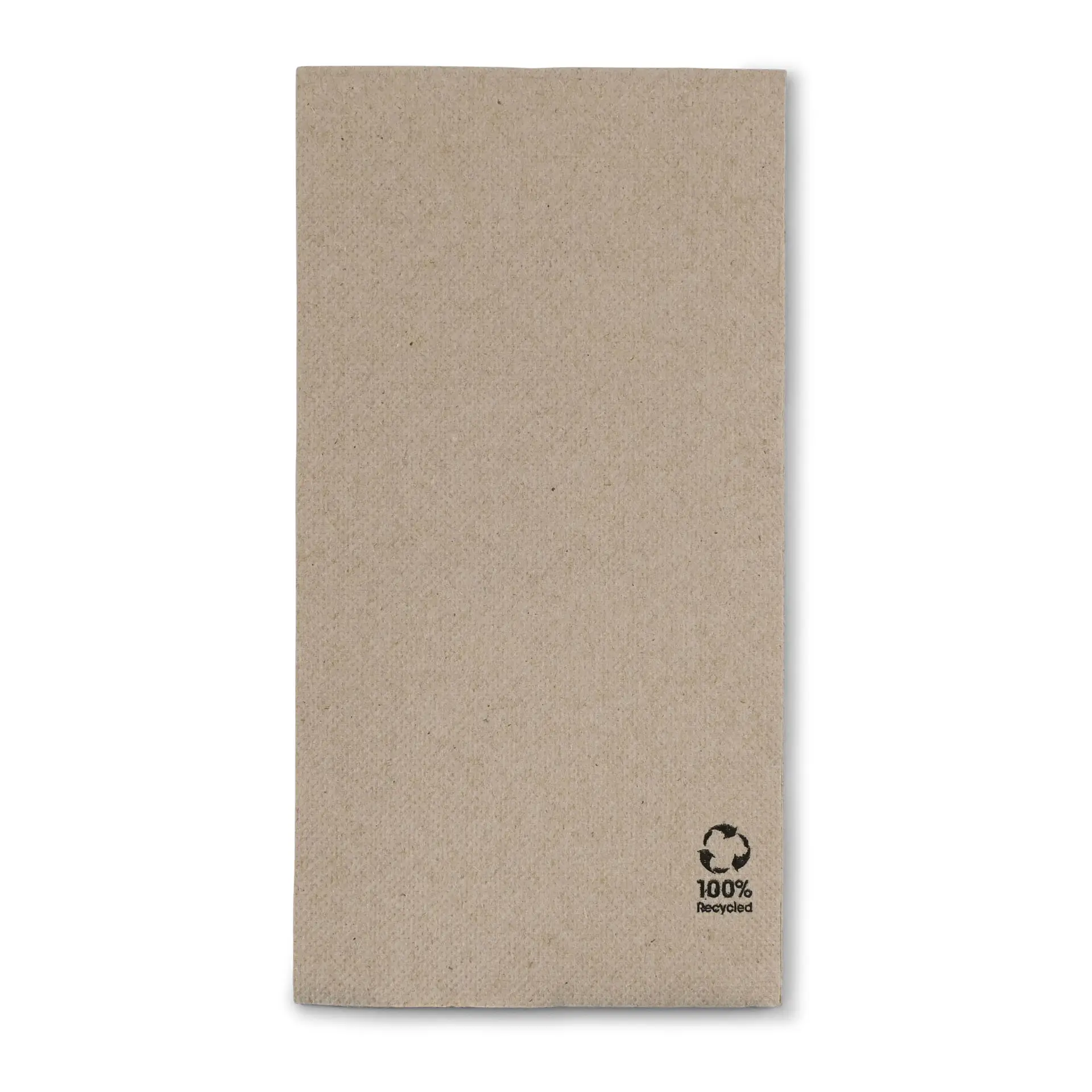 Napkins made of recycled paper (Premium) 40 x 40 cm, 2-ply, 1/8 fold, unbleached Napkins made of recycled paper (Premium) 40 x 40 cm, 2-ply, 1/8 fold, unbleached