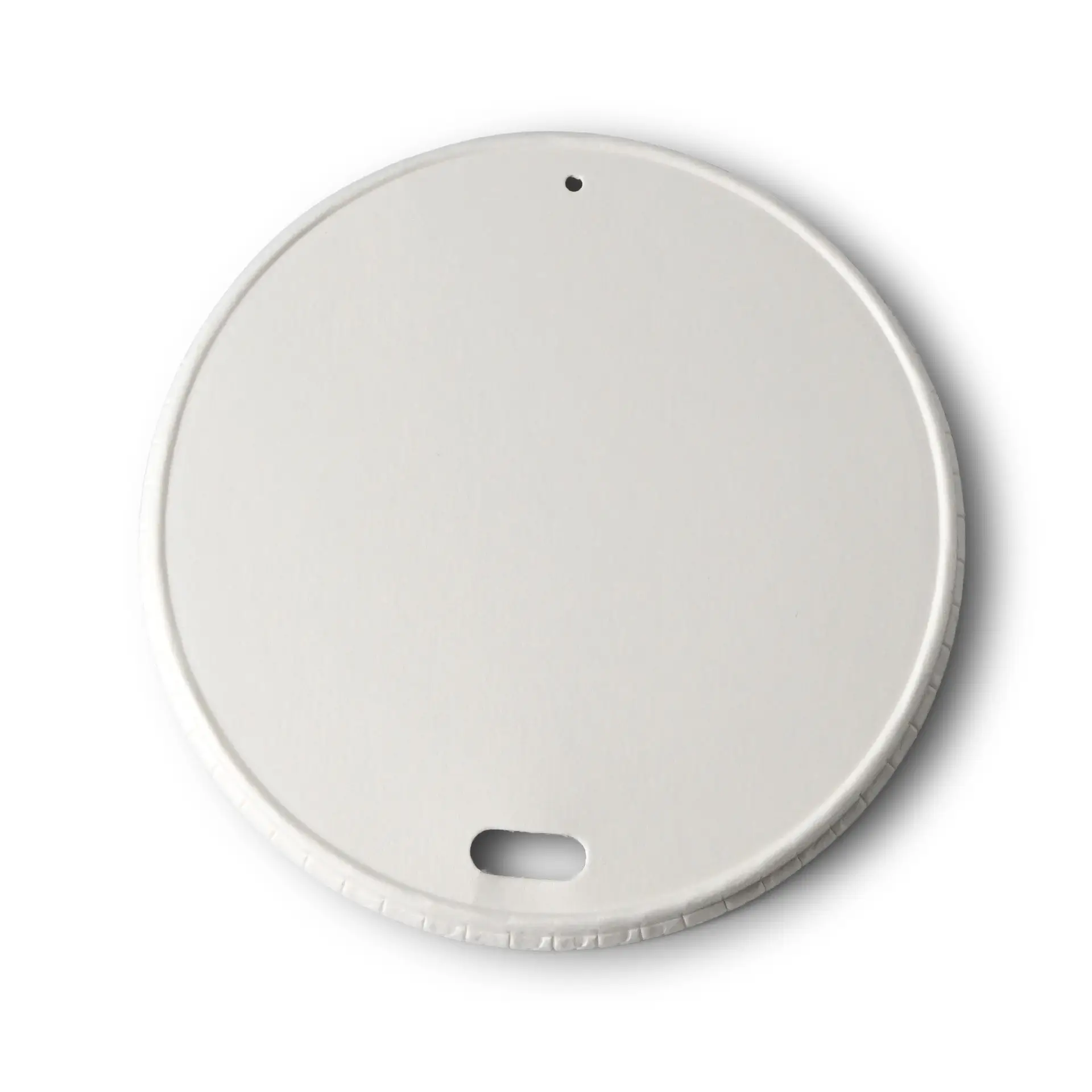 Paper lids Ø 90 mm, white, drink opening dhd045881-papierdeckel-90-mm-weiss-trinkoeffnung-1