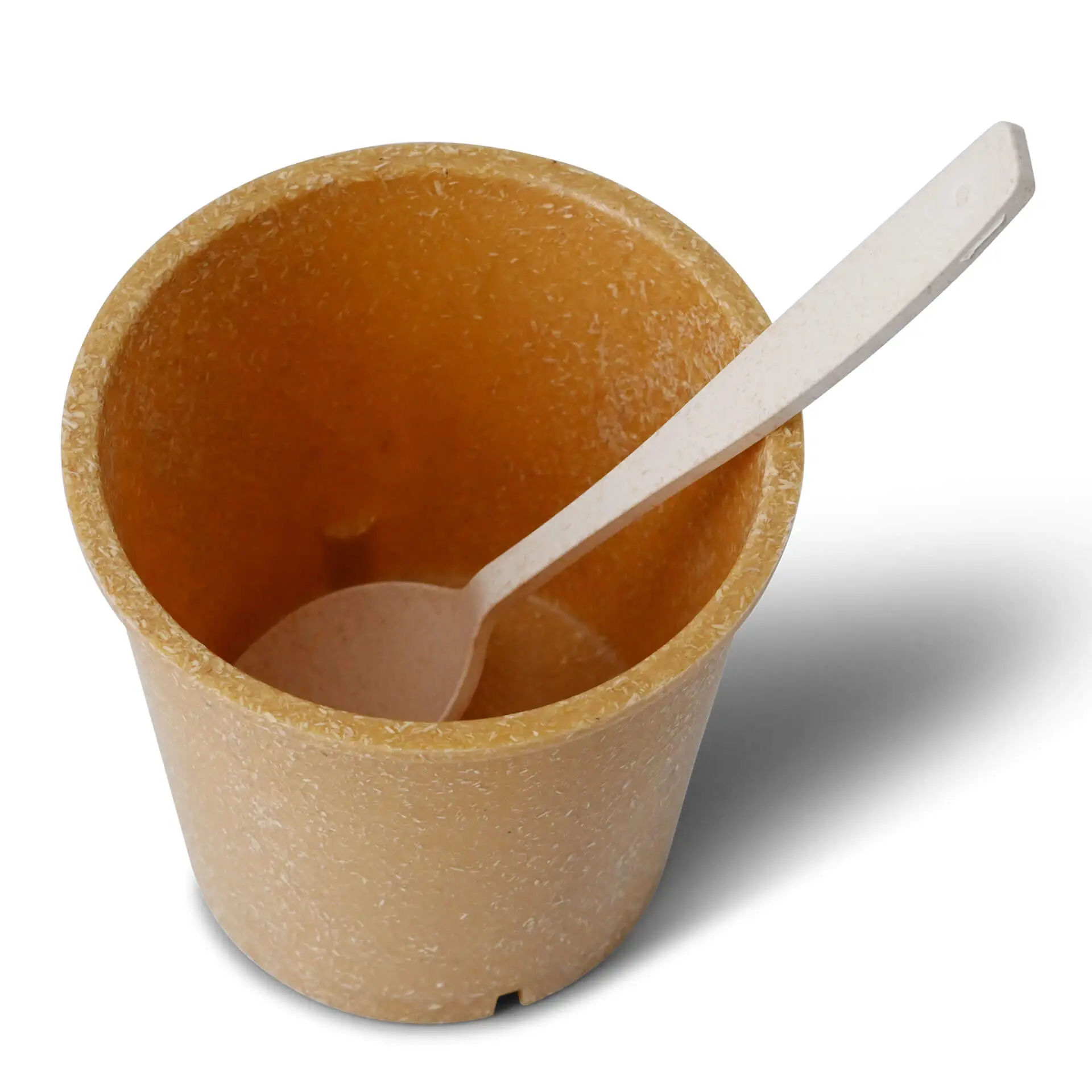 | 2 FOR 1 | Reusable cups "merways Cup" 400 ml, Ø 95 mm, caramel / brown