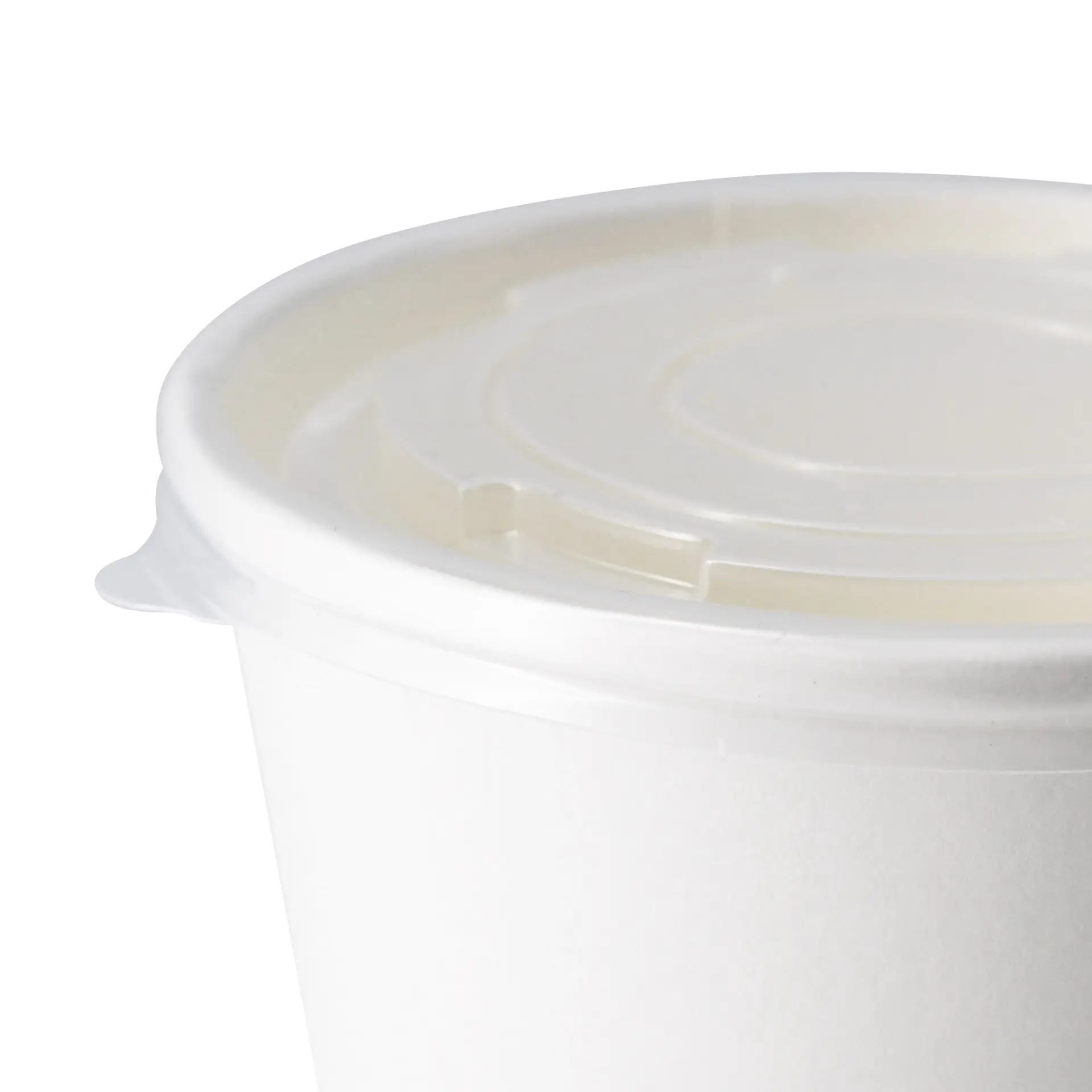 PP Flat Lids Ø 115 mm, closed (for universal cups)