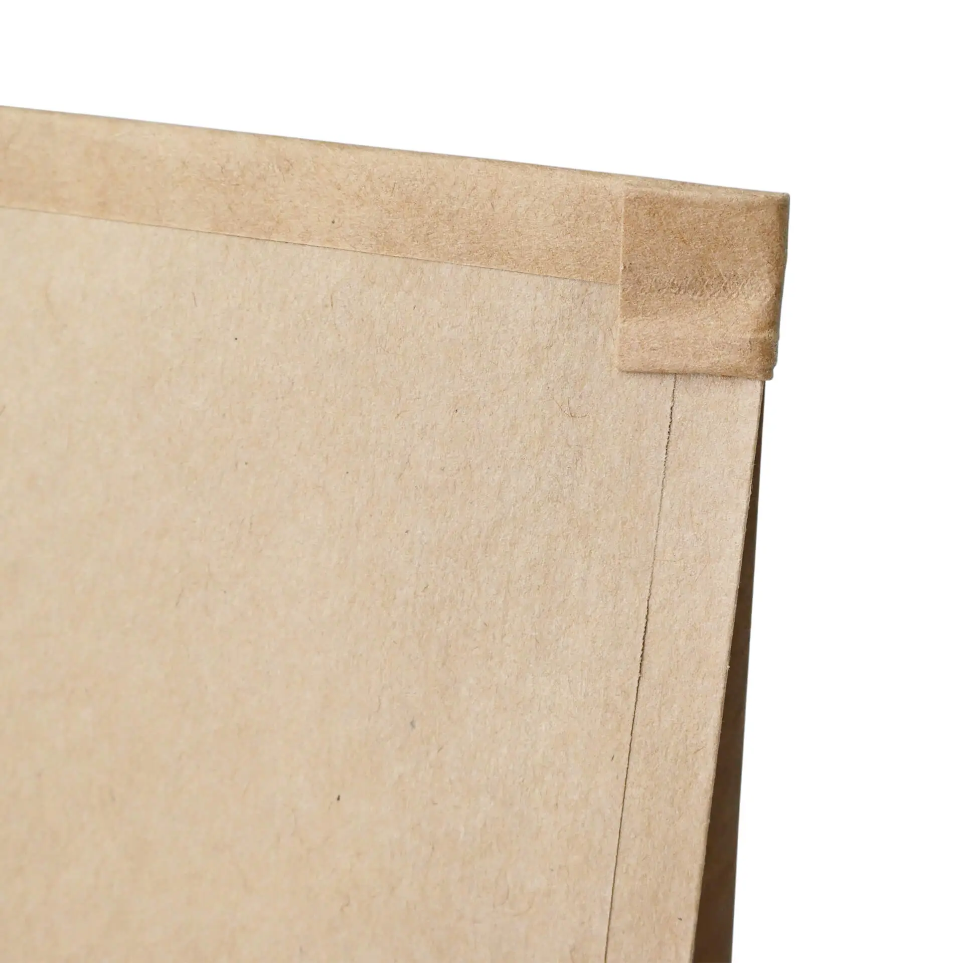 Block bottom bags with window L, 15.5 x 7 x  24.2 cm, PLA-foil, brown, tin tie, kraft paper