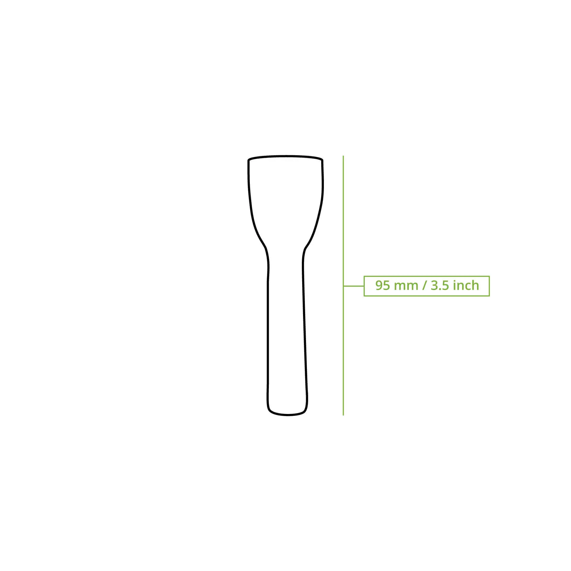 Reusable Ice Cream Spoons 9.5 cm, caramel / brown Reusable Ice Cream Spoons 9.5 cm, caramel / brown
