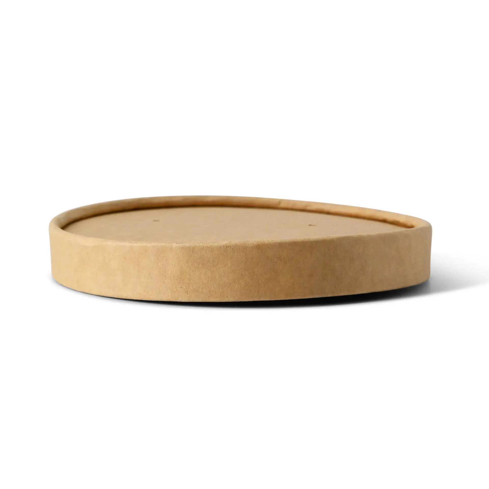 Cardboard-membrane-lids(eco-friendly coating) Ø 115 mm, brown