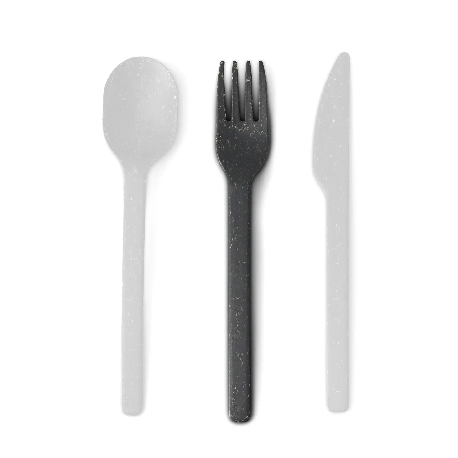 Reusable Forks “merways Cutlery” 18 cm, pepper / grey