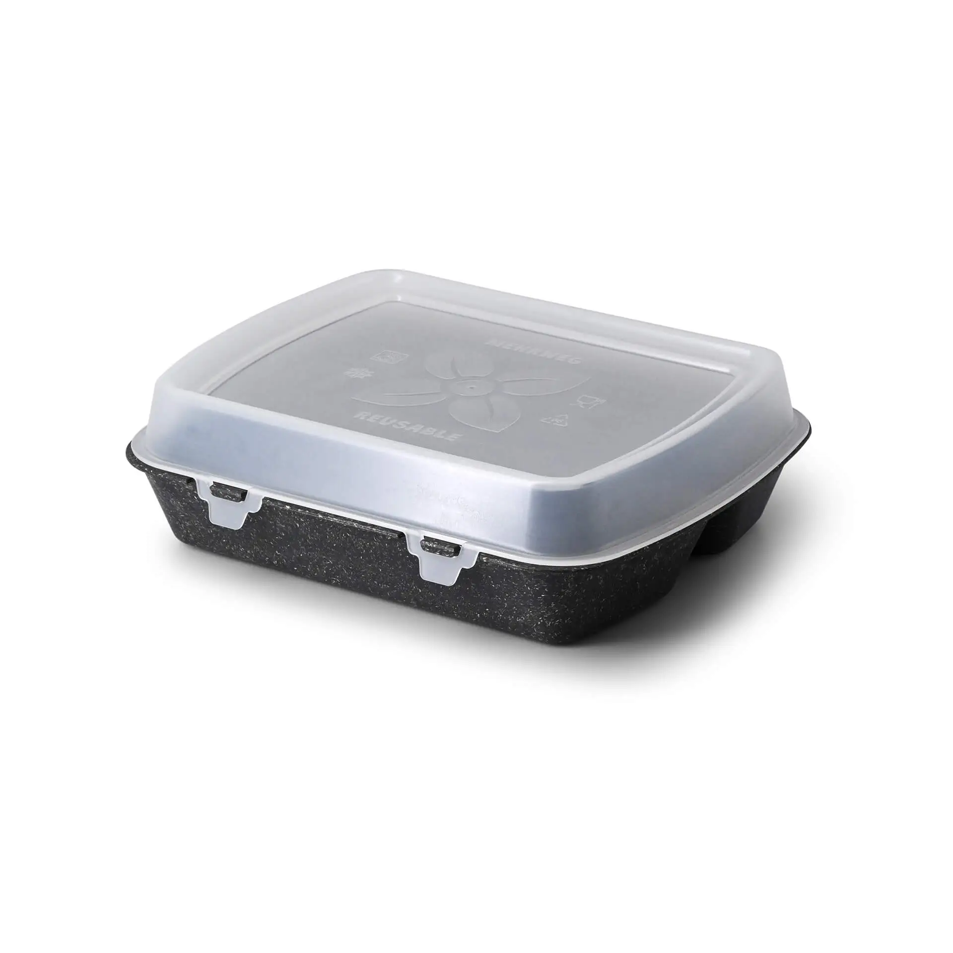 Reusable lids "merways Box" 24.5 x 20 x 4.5 cm, PP, transparent dfc008501-mehrwegdeckel-merways-box-245-x-20-x-45-cm-pp-transparent-4