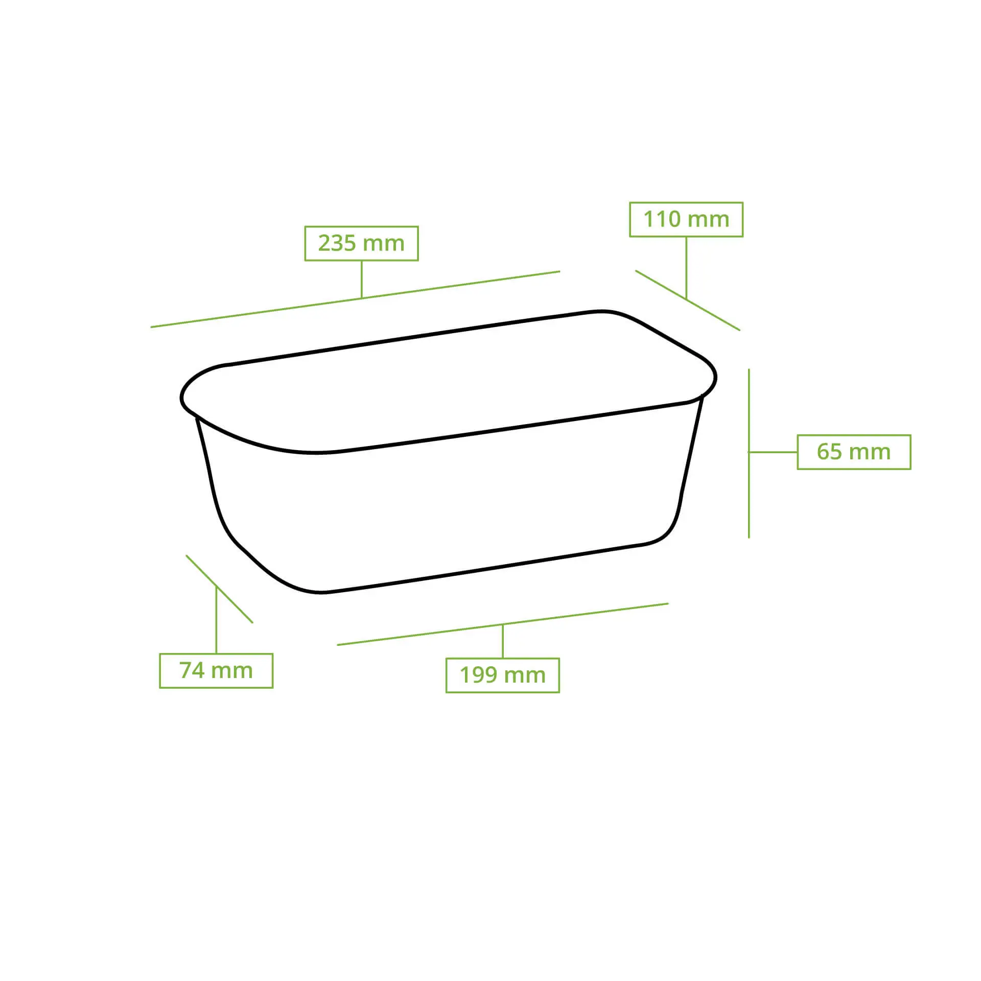 Baking moulds made from cocoa paper 20 × 7 × 6 cm, rectangular, brown dre02511-kakaopapier-backformen-20-x-7-x-6-cm-rechteckig-braun-8