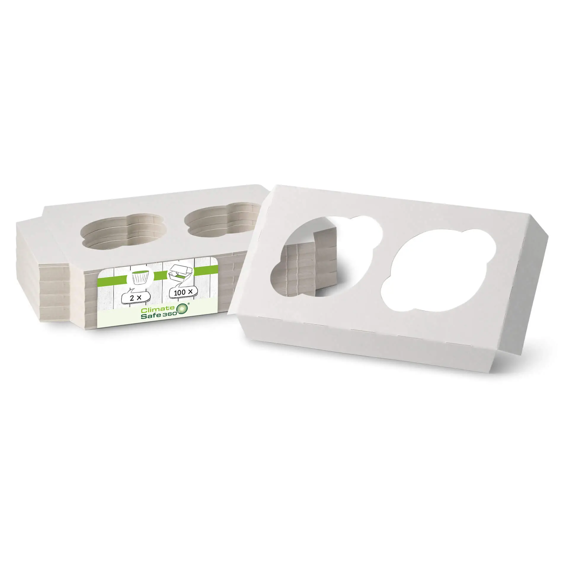 Cardboard box inserts for cupcake boxes (2 pieces), white dre035031-einlagen-aus-karton-fuer-2er-cupcake-boxen-weiss